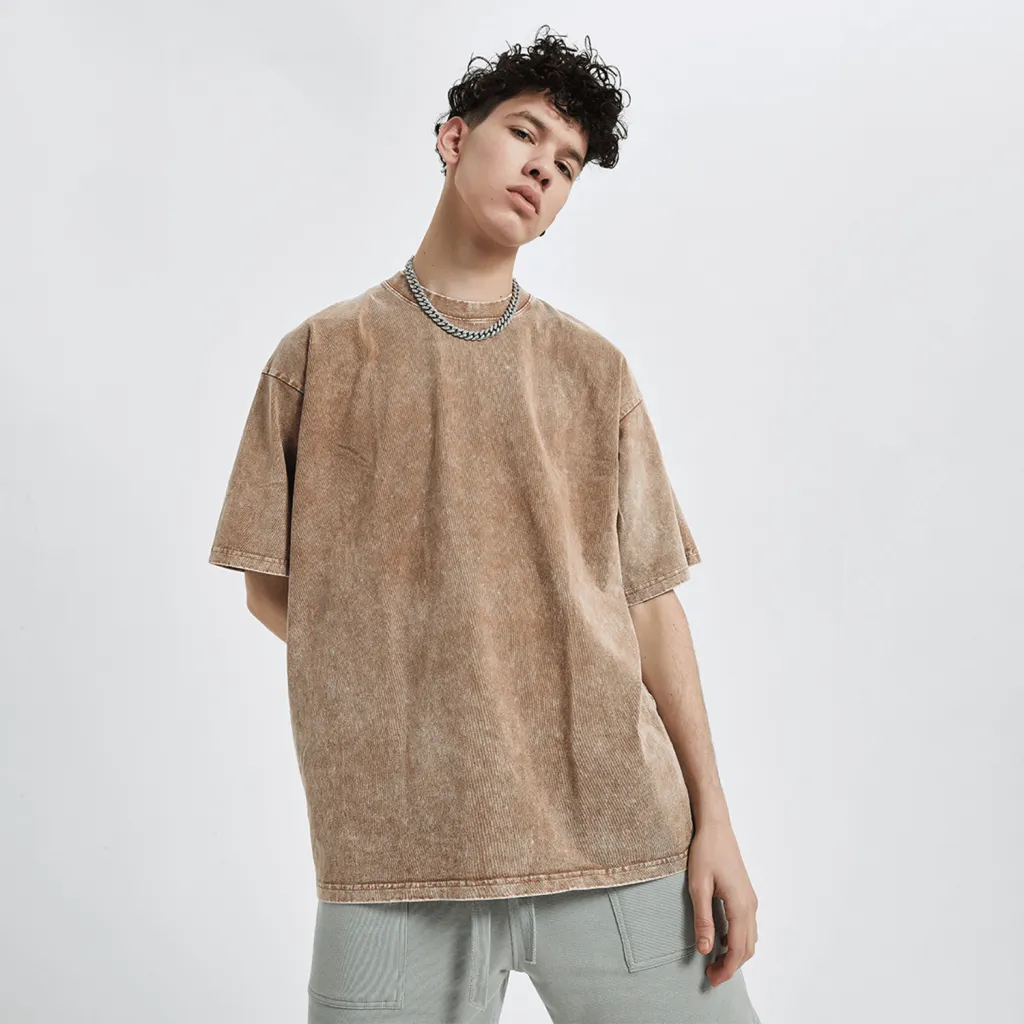 Unisex Oversized Snow Wash T-Shirt