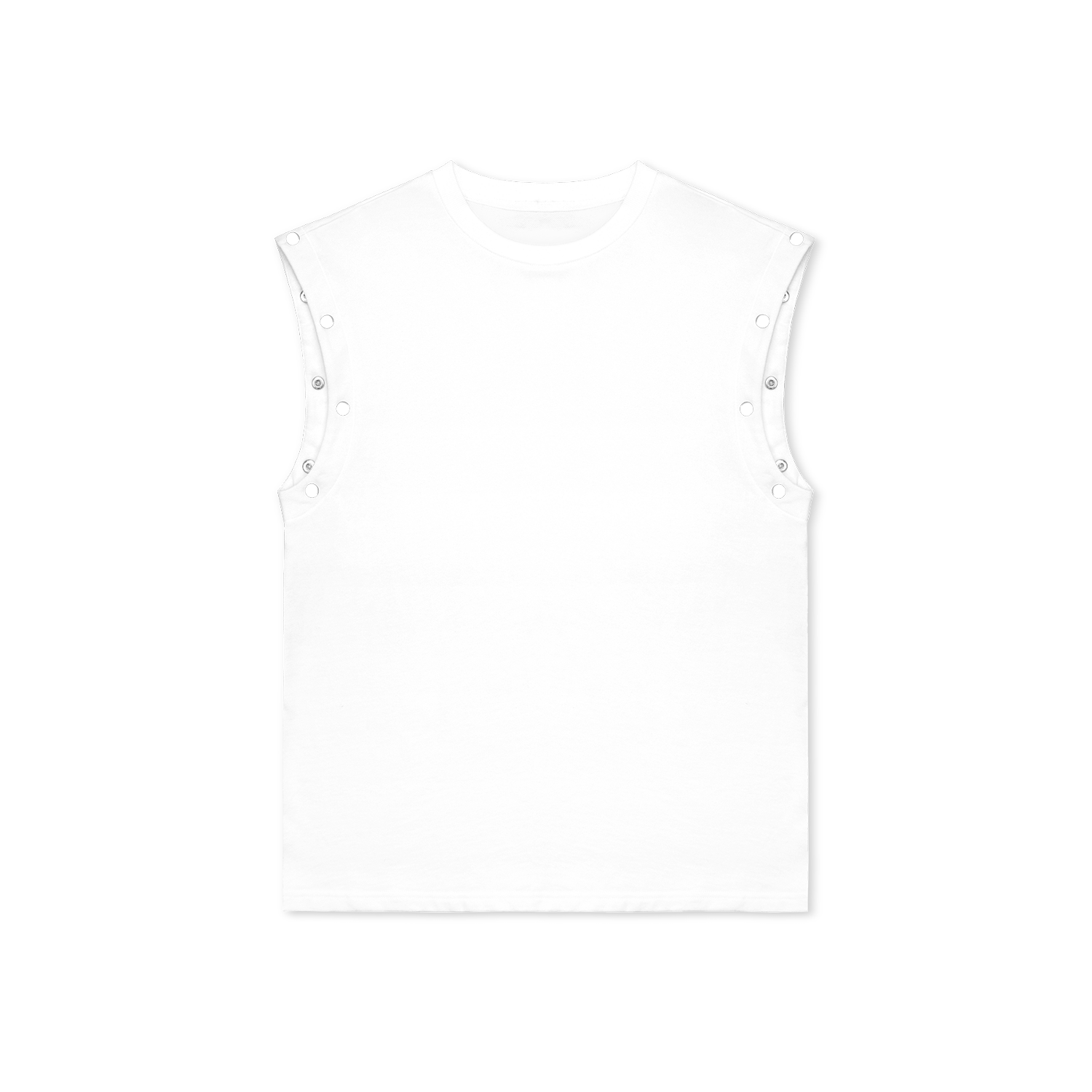 Men's Streetwear Premium T-Shirt with Detachable Sleeves - Print On Demand | HugePOD-4