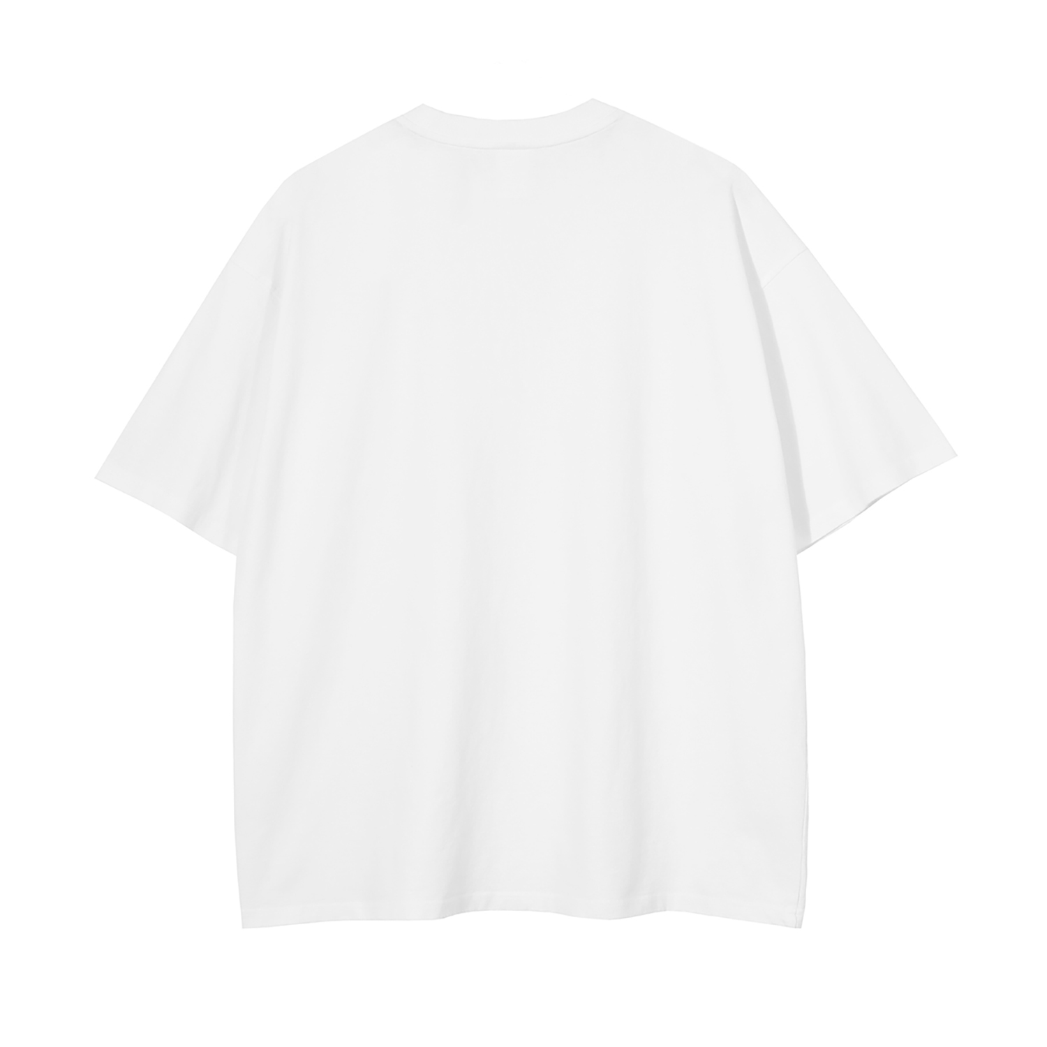 Streetwear Unisex Drop Shoulder Stone Wash 100% Cotton T-Shirt - Print on Demand | HugePOD-4
