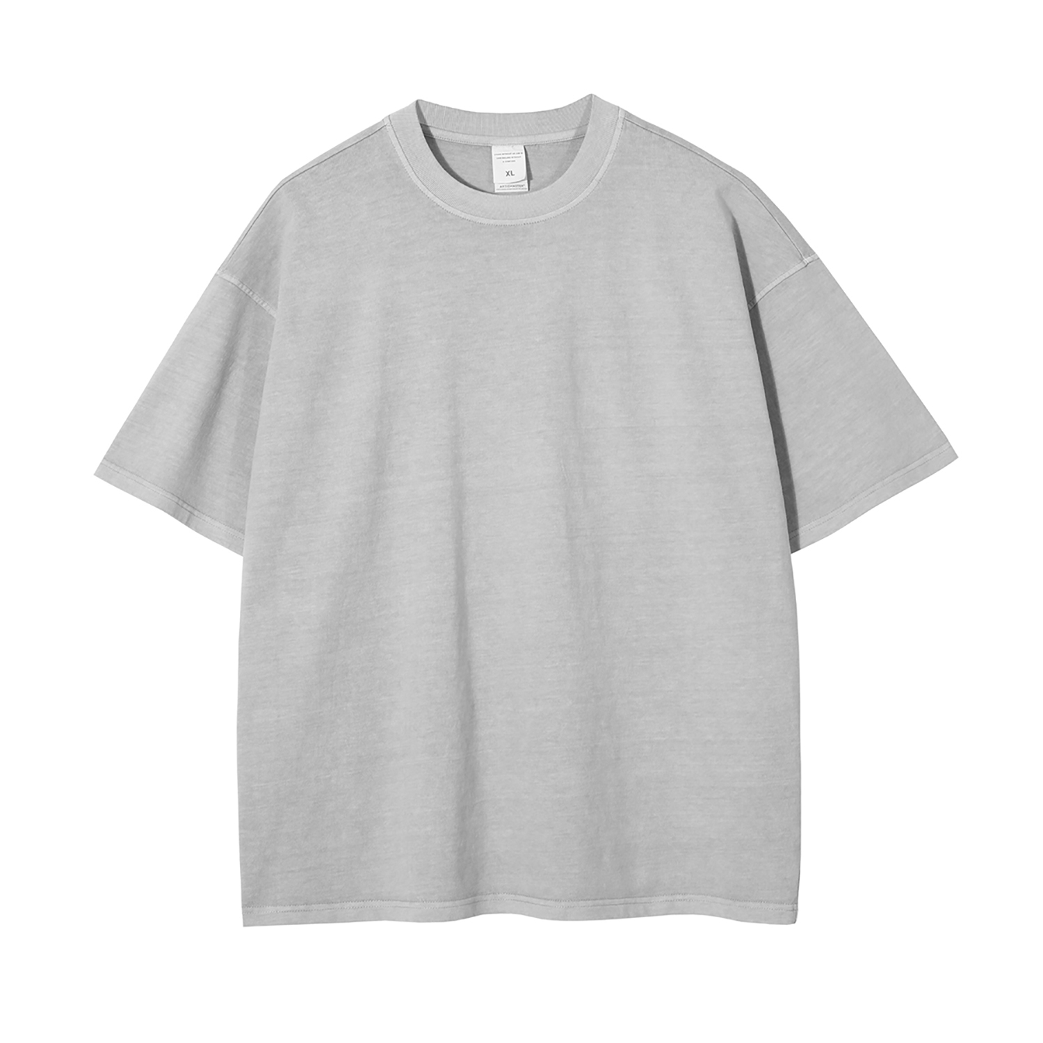 Streetwear Unisex Drop Shoulder Stone Wash T-Shirt - Print on Demand | HugePOD-9