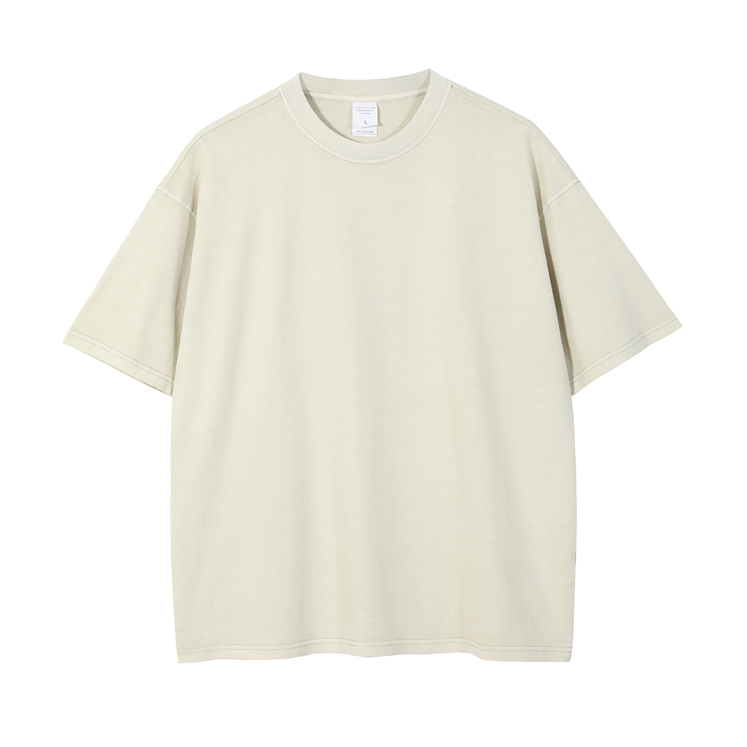 Streetwear Unisex Drop Shoulder Stone Wash T-Shirt - Print on Demand | HugePOD-7