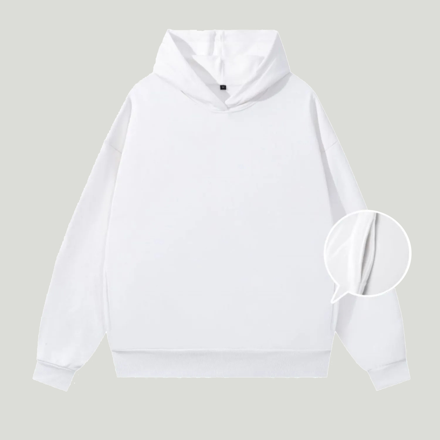 Streetwear Unisex Heavyweight Fleece Oversized Hoodie - Print On Demand | HugePOD