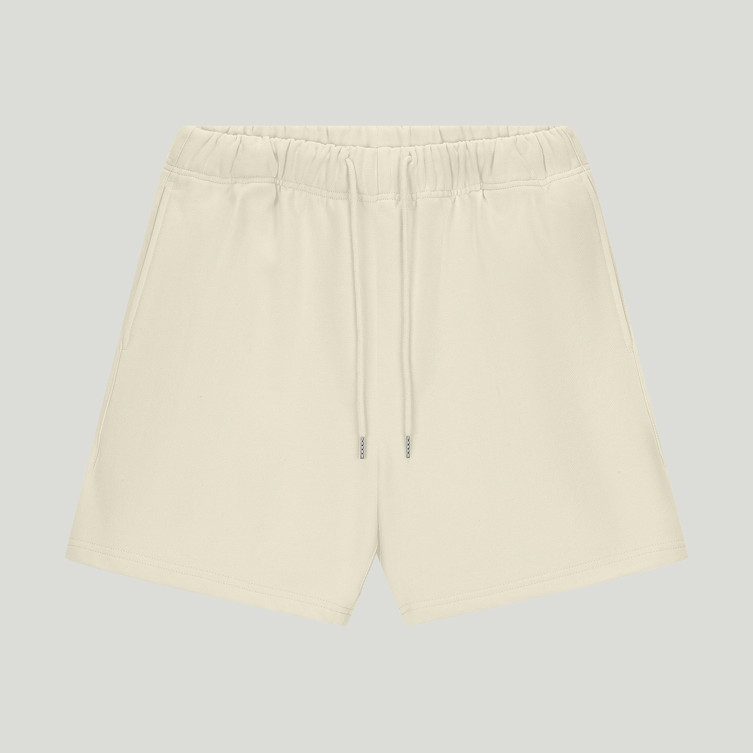 Streetwear Unisex Basic Earth Tone Loose Fit FOG 100% Cotton Shorts - Print On Demand | HugePOD