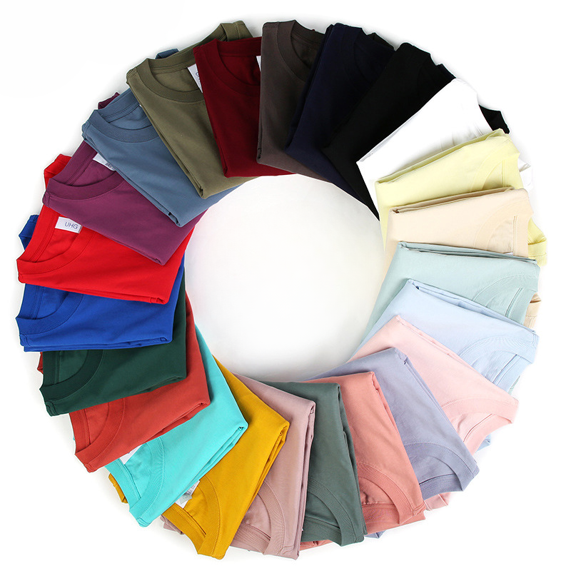 Streetwear Unisex Heavyweight Drop Shoulder 100% Cotton Tee - Print On Demand | HugePOD-28