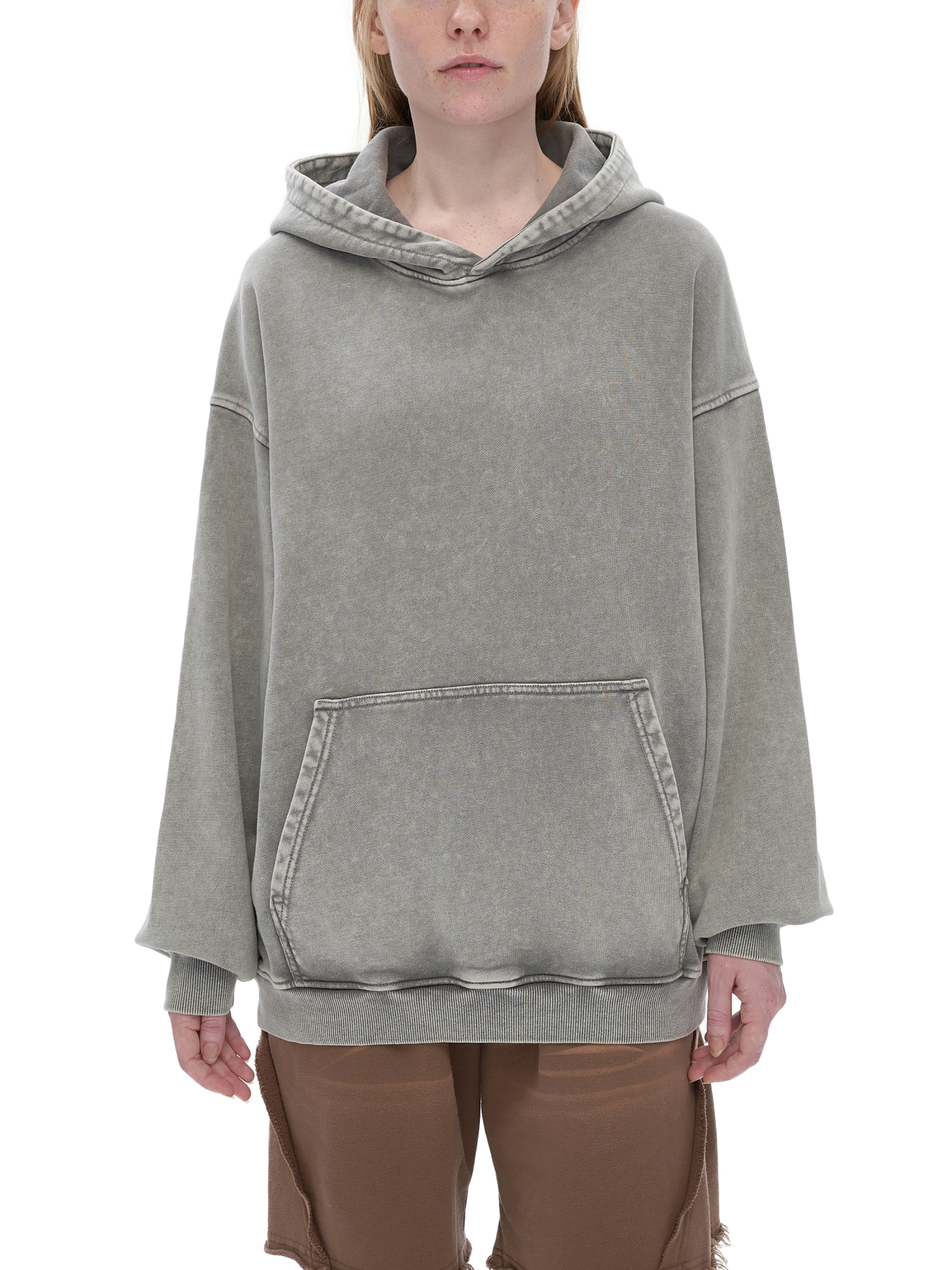 Oversized Snow Wash Hoodie - Print On Demand | HugePOD-8