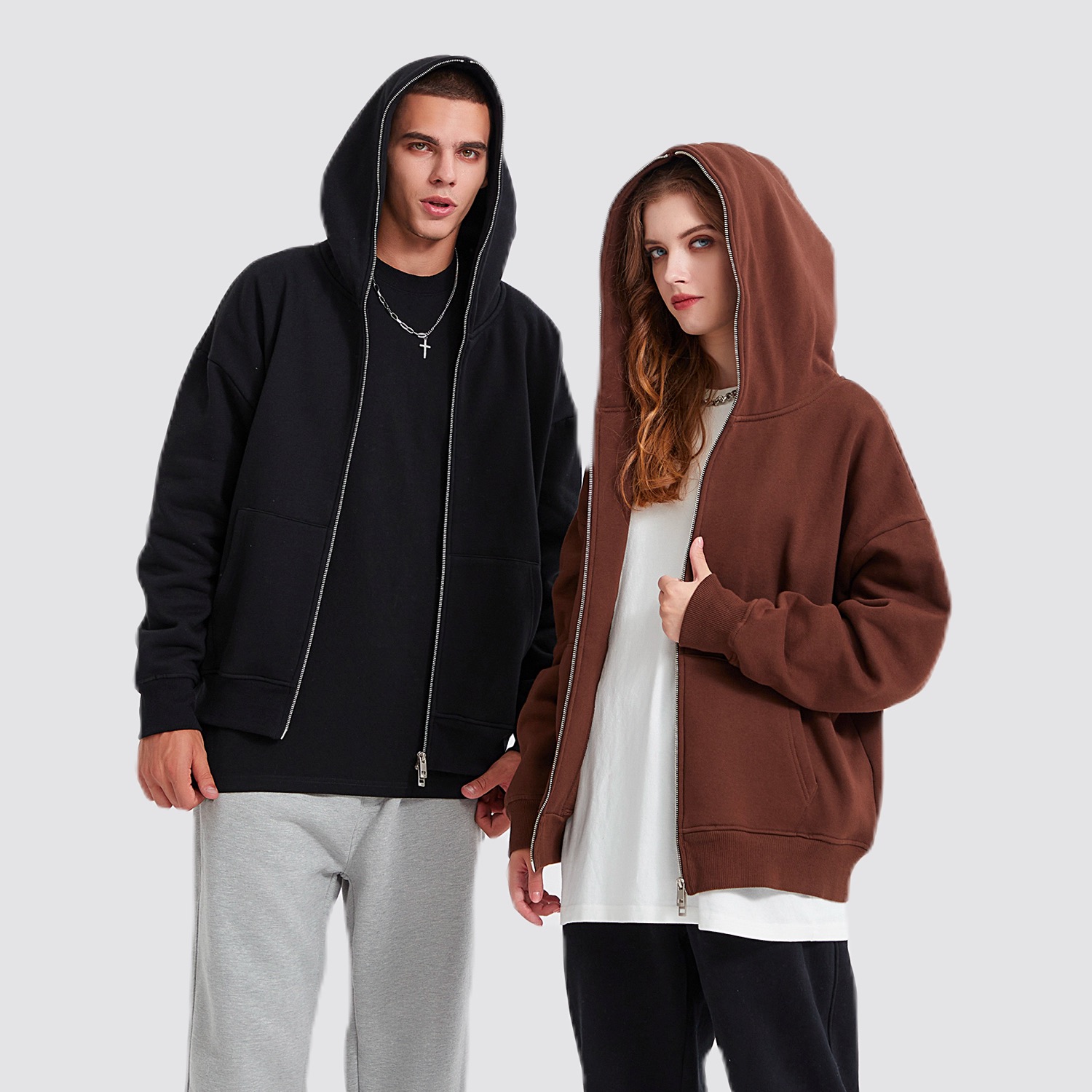 Zip deals on hoodie