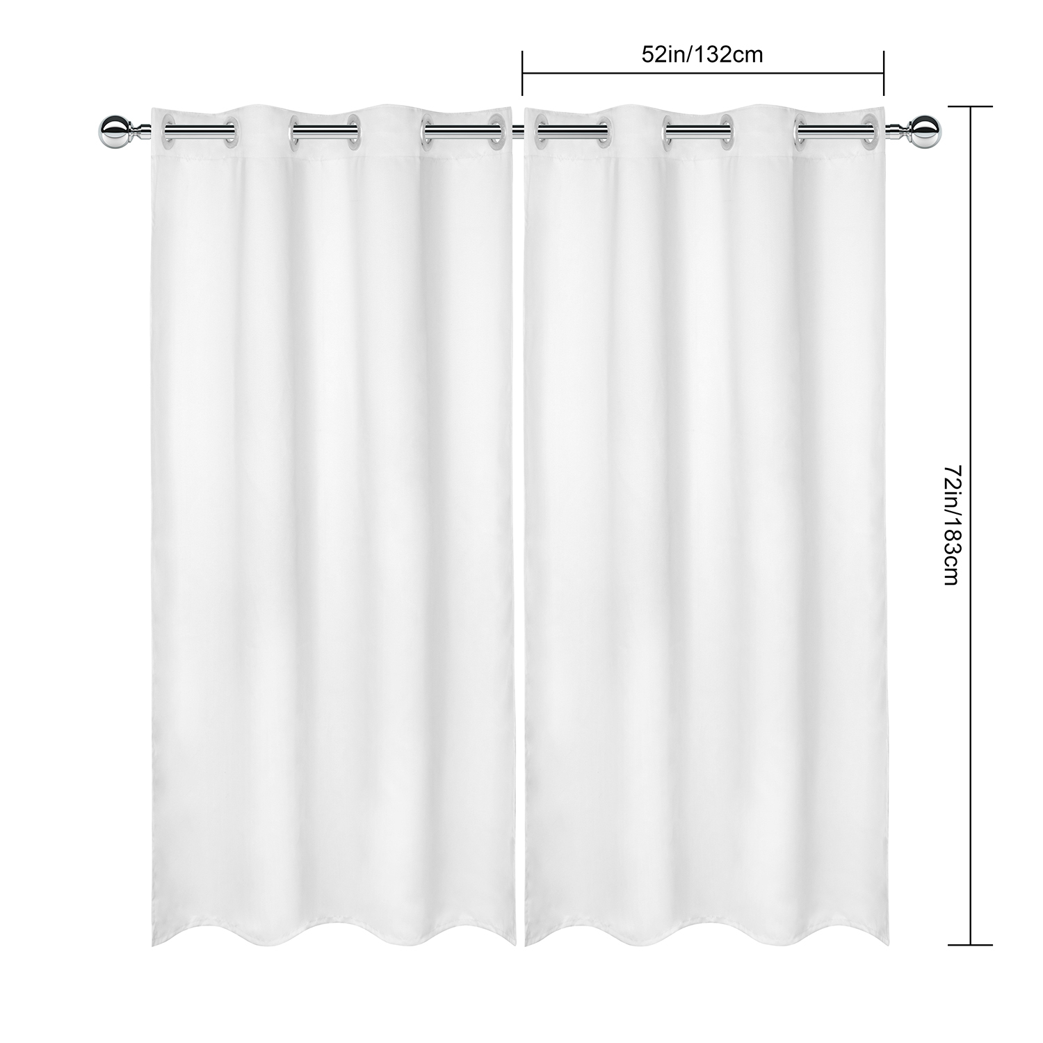 All-Over Print Window Curtain | HugePOD-5