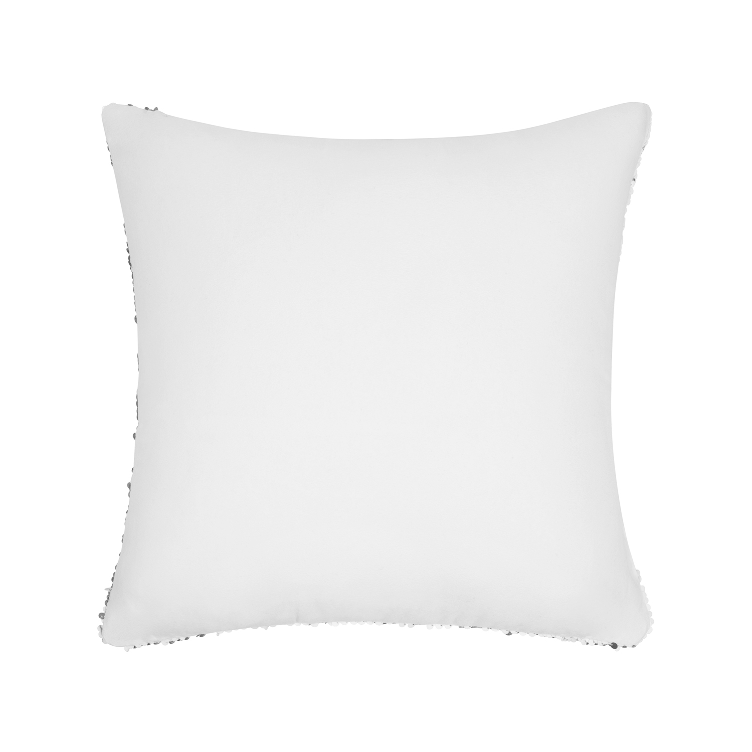 Silver Sequin Cushion Cover Without Filler | HugePOD-3