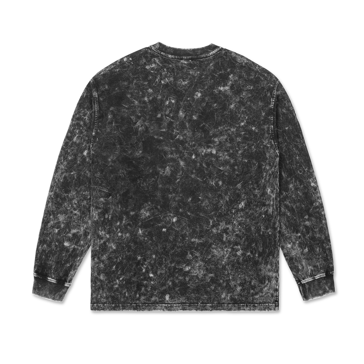Streetwear Unisex Long Sleeve Snow Wash Loose T-Shirt - Print On Demand | HugePOD-2