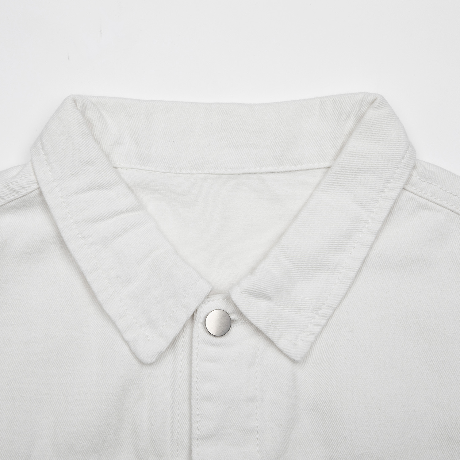 Streetwear Unisex Drop Shoulder Denim Jacket - Print On Demand | HugePOD-4