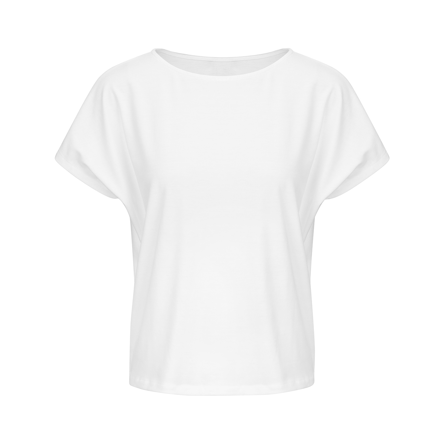 Women's Cotton Loose T-Shirt | Round Neck T-Shirt | HugePOD-1