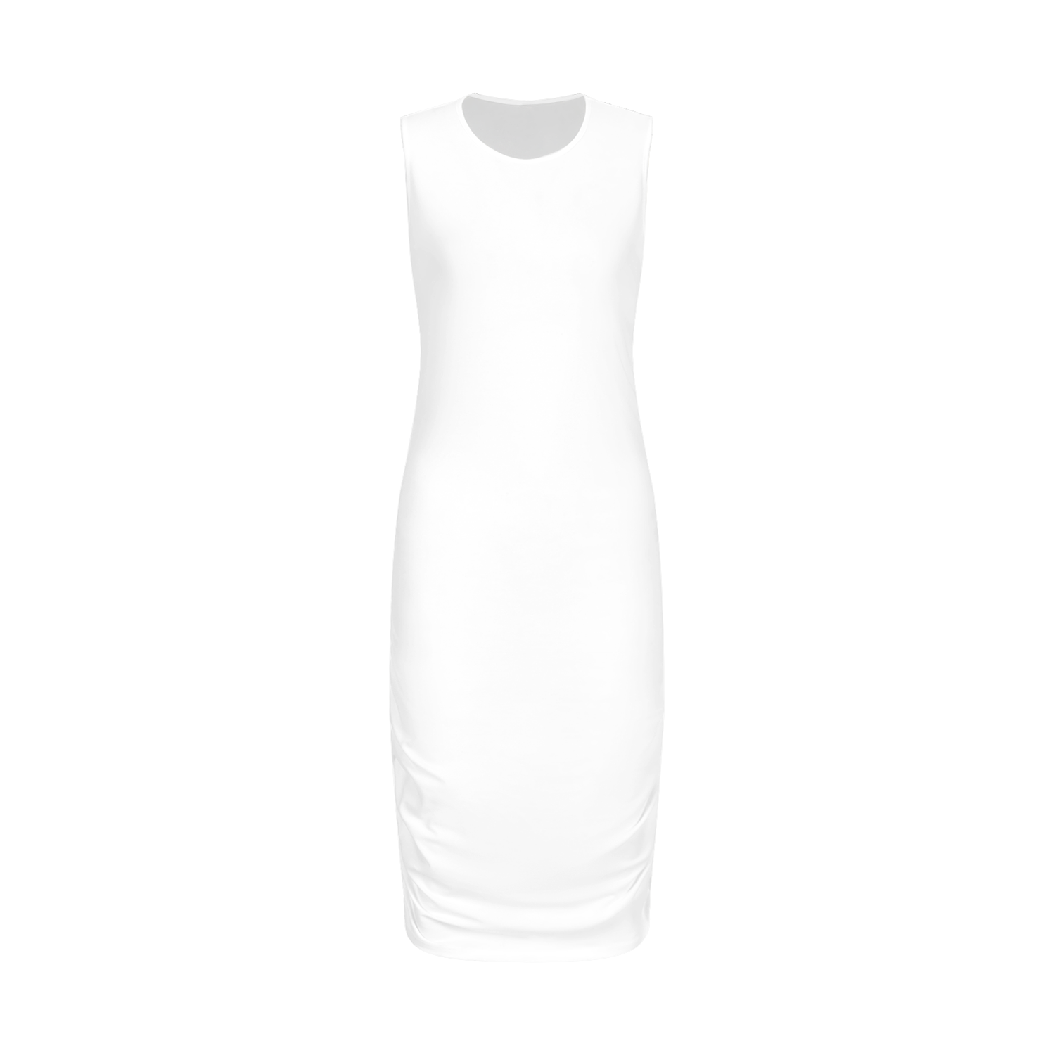 All-Over Print Women's Crew Neck Bodycon Tank Sleeveless Dress | HugePOD-2