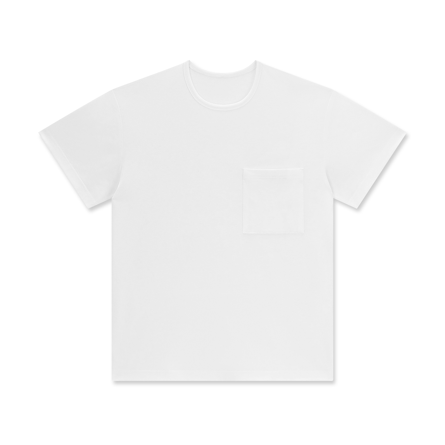 Men's O-Neck Pocket Tee - High stretch T-Shirt | HugePOD-1