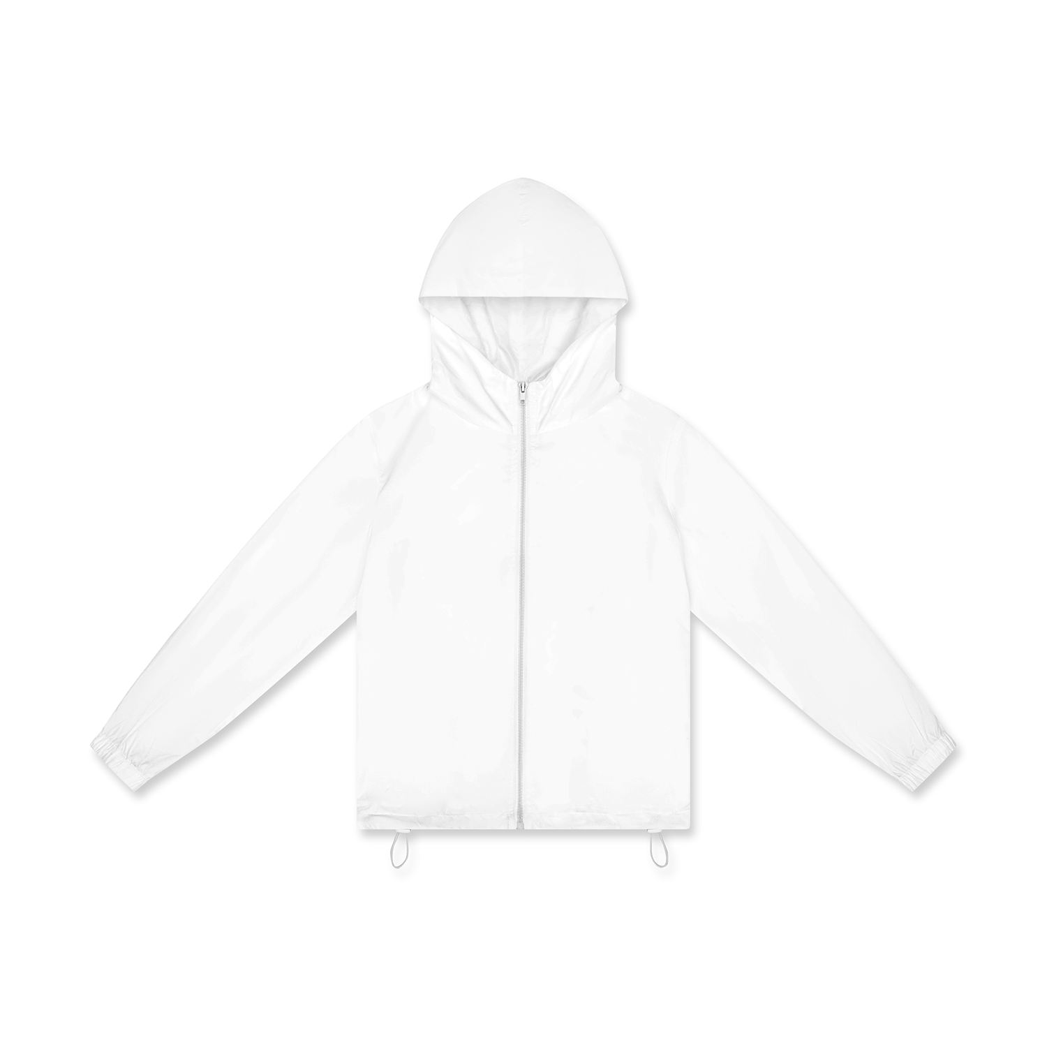 Custom All-Over Print Kids Drawstring Wind Hooded Jacket-2