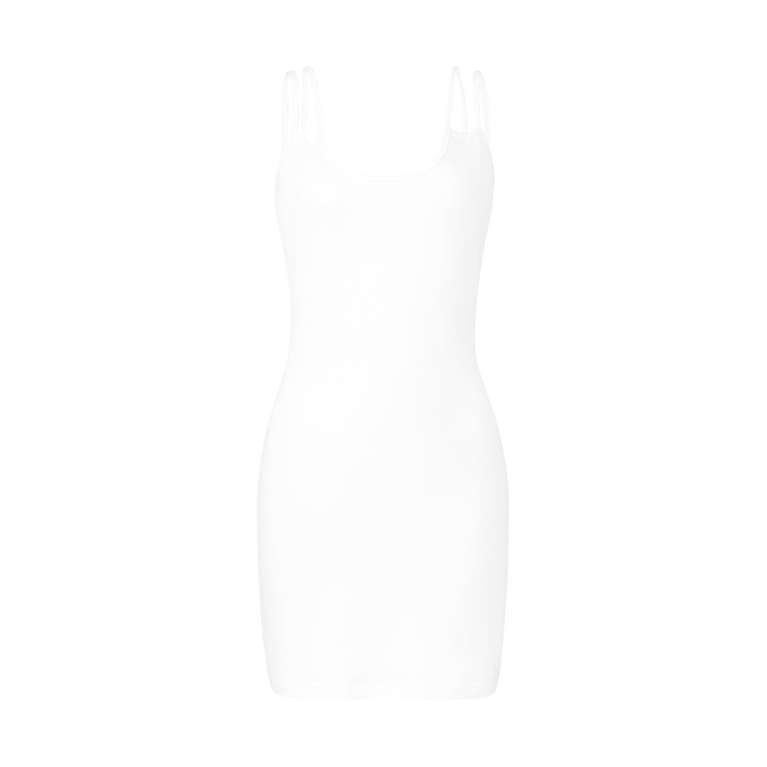 Women's Double Strap Cotton Cami Dress | HugePOD-2
