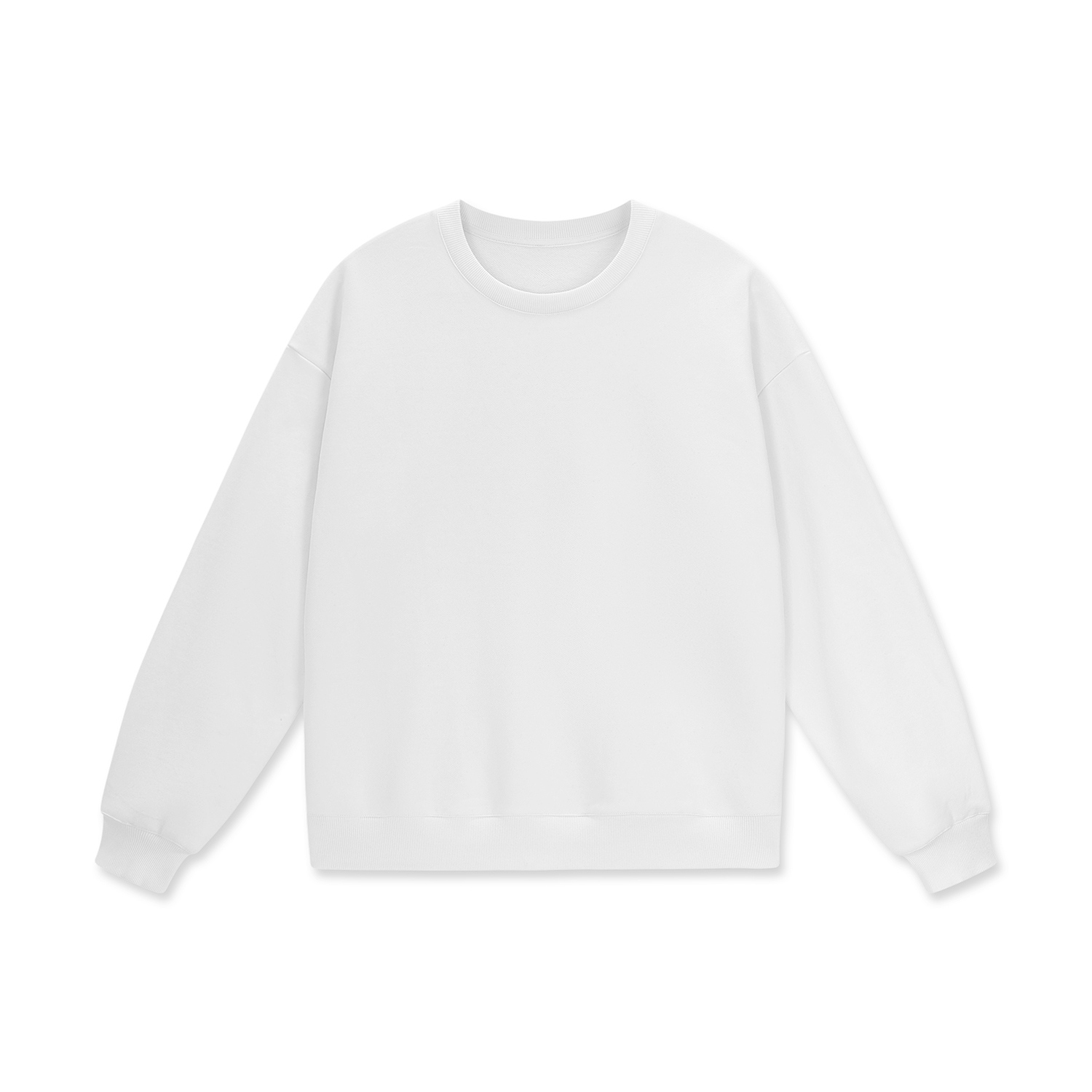 Streetwear Unisex Heavyweight Drop Shoulder Oversized Sweatshirt - Print On Demand | HugePOD-1