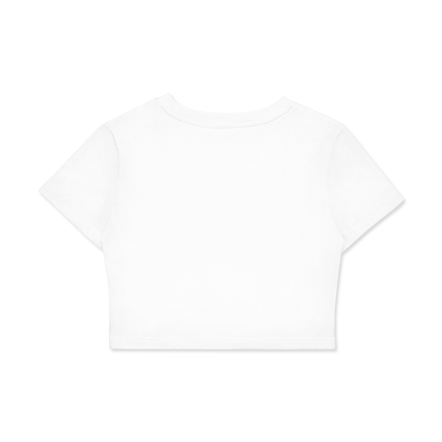 Women's Fitted Crop Tee - Bodycon T-Shirt | HugePOD-3