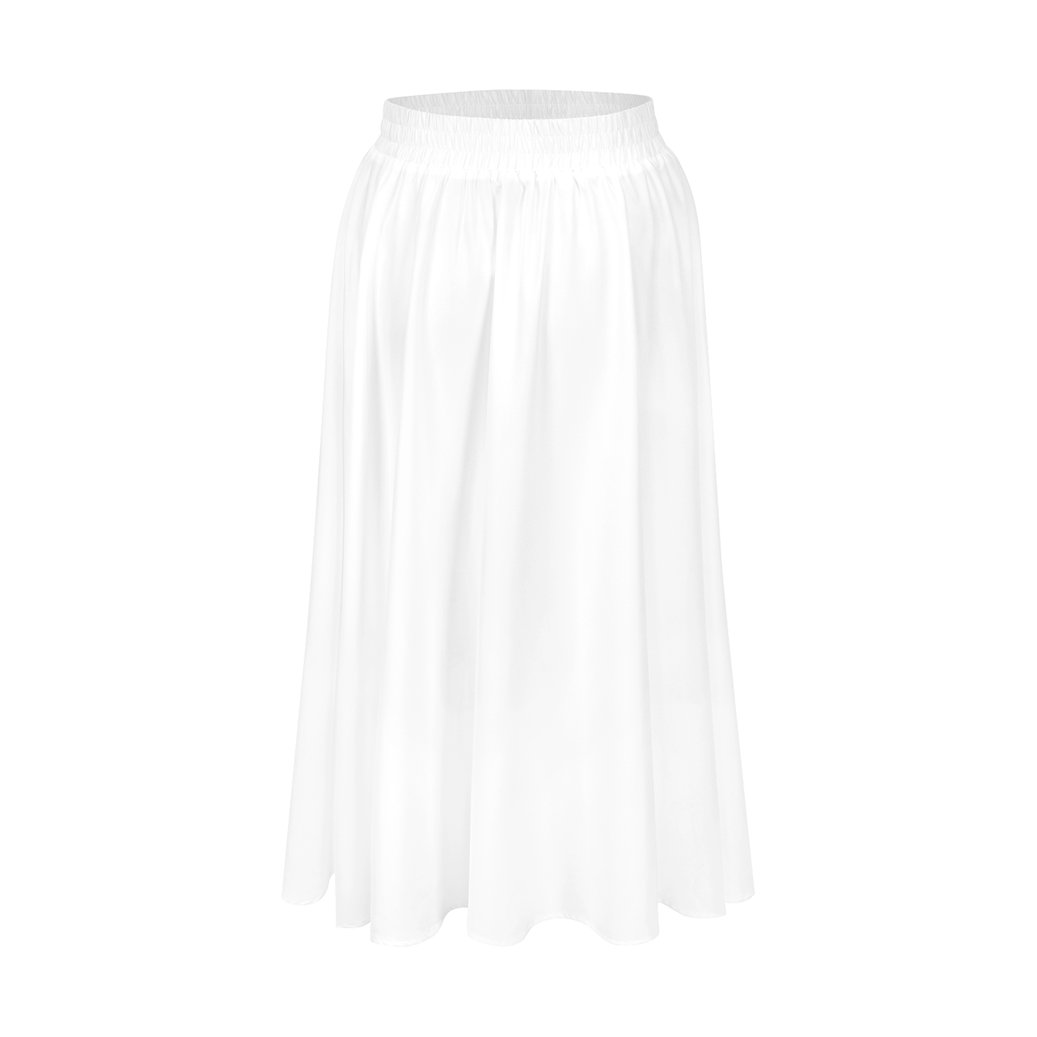 Print On Demand All-Over Print Women's Flared Midi Skirt-3