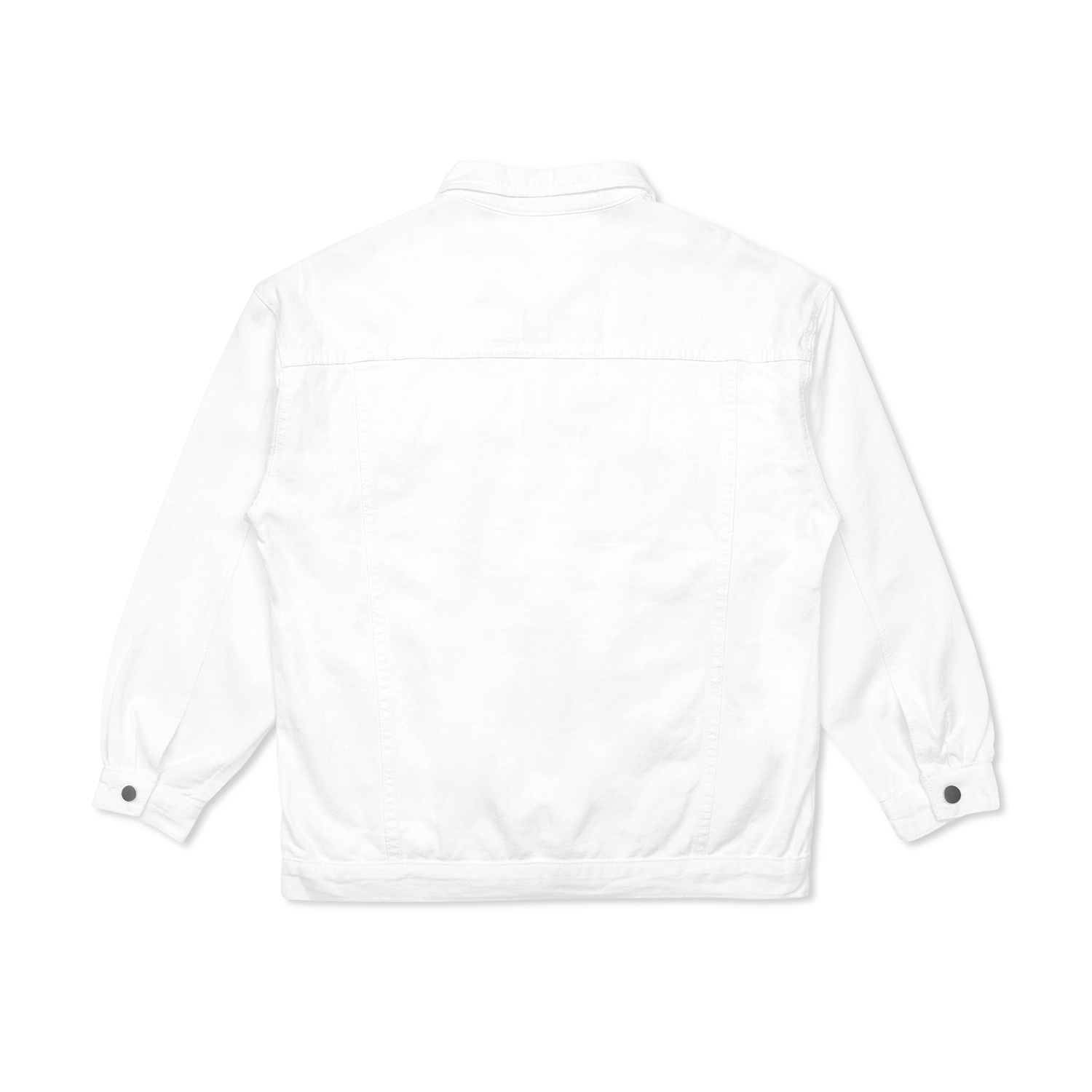 Streetwear Unisex Drop Shoulder Denim Jacket - Print On Demand | HugePOD-3
