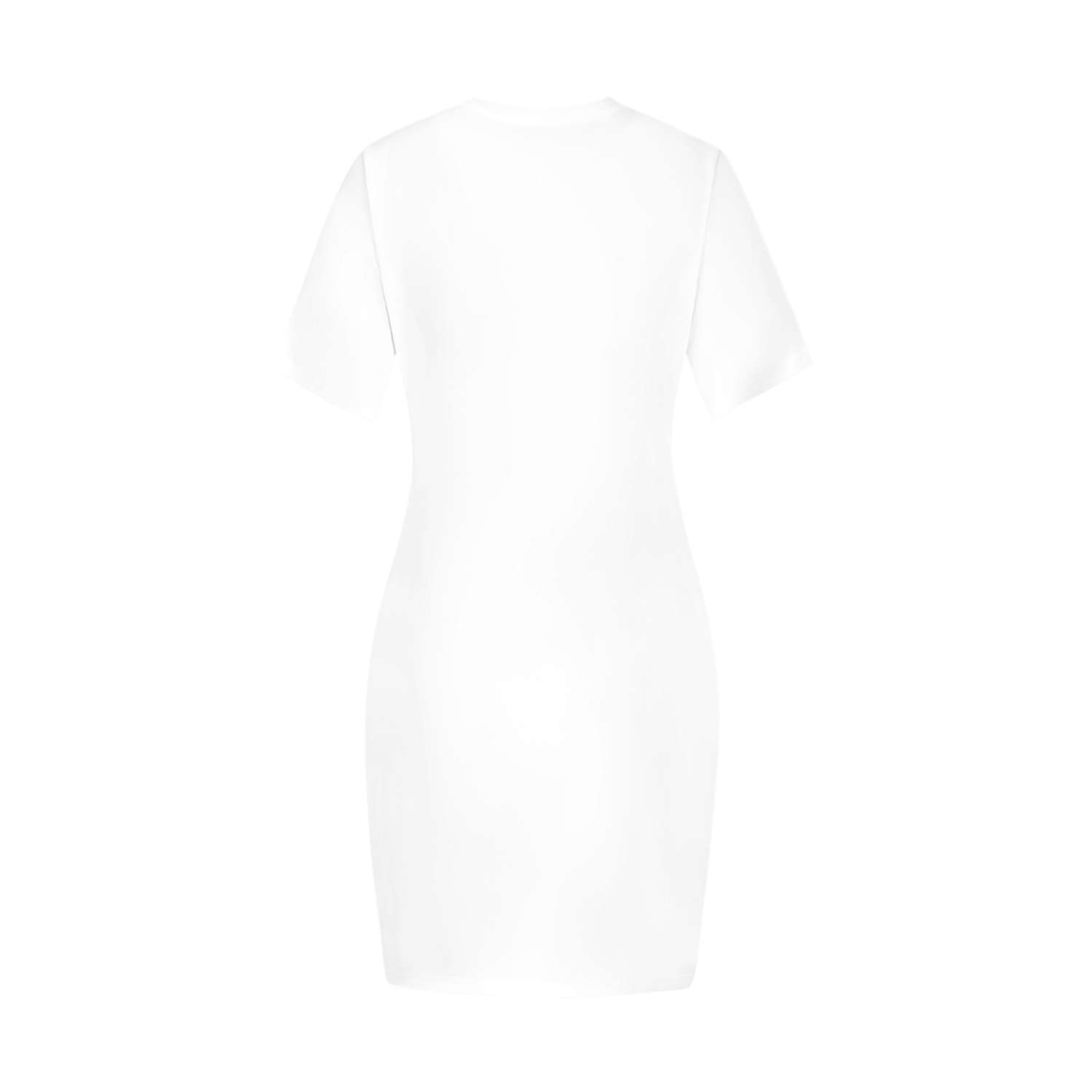All-Over Print Women's Fitted Tee Dress | HugePOD-3