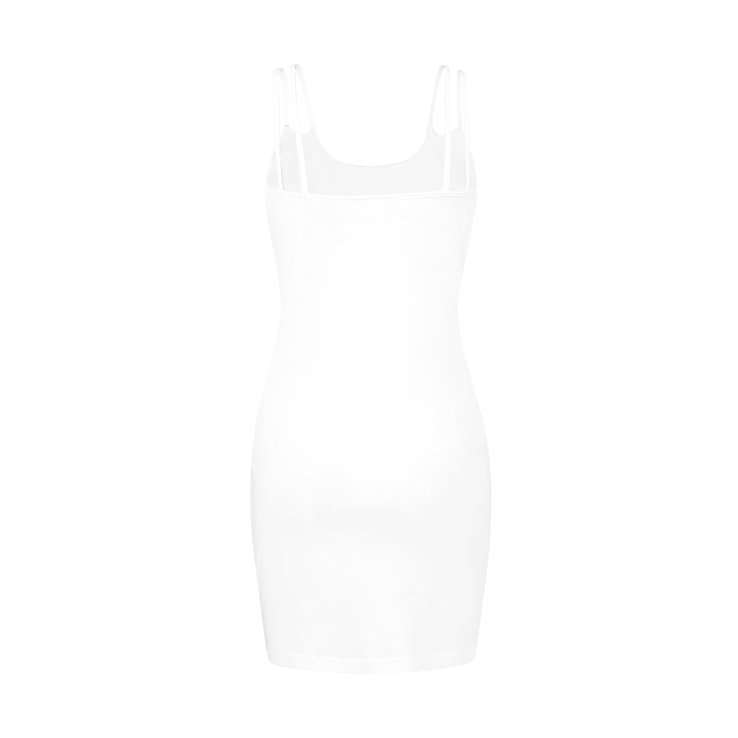 Women's Double Strap Cotton Cami Dress | HugePOD-3