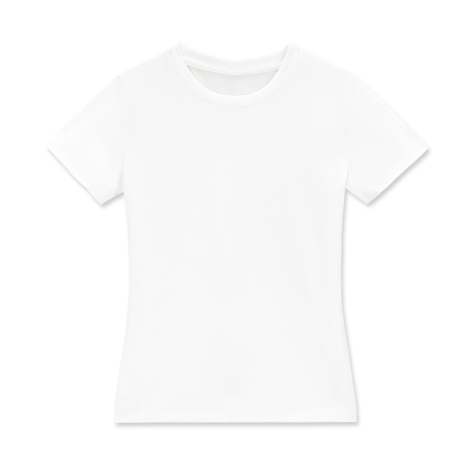 Customizable All-Over Print Women's Crew Neck T-Shirt - Print On Demand | HugePOD-2
