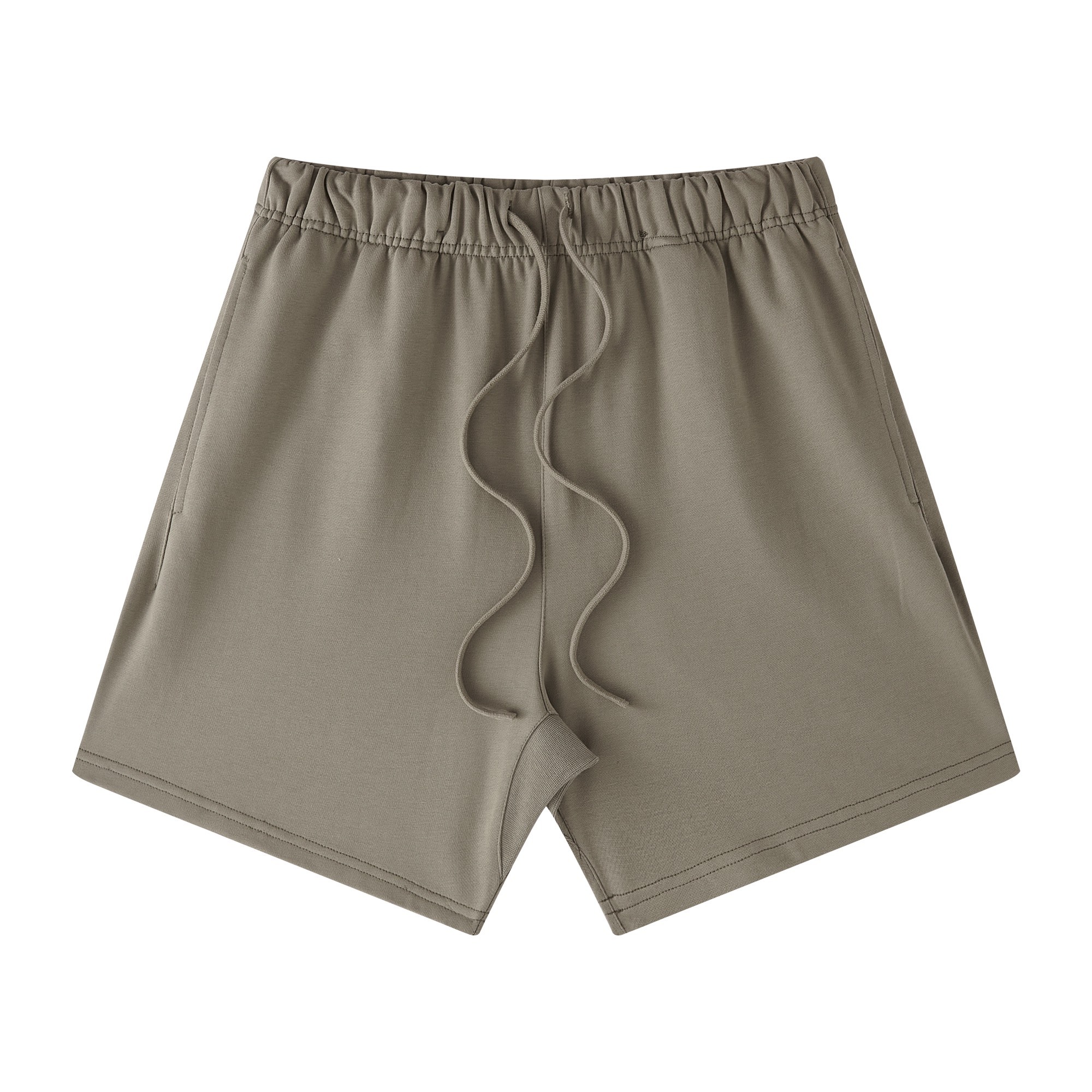 Streetwear Unisex Basic Earth Tone Loose Fit Shorts - Print On Demand | HugePOD-8