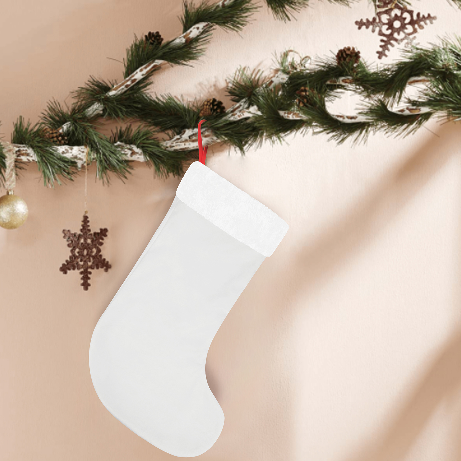Custom All-Over Print Christmas Socks Decorations | HugePOD-4