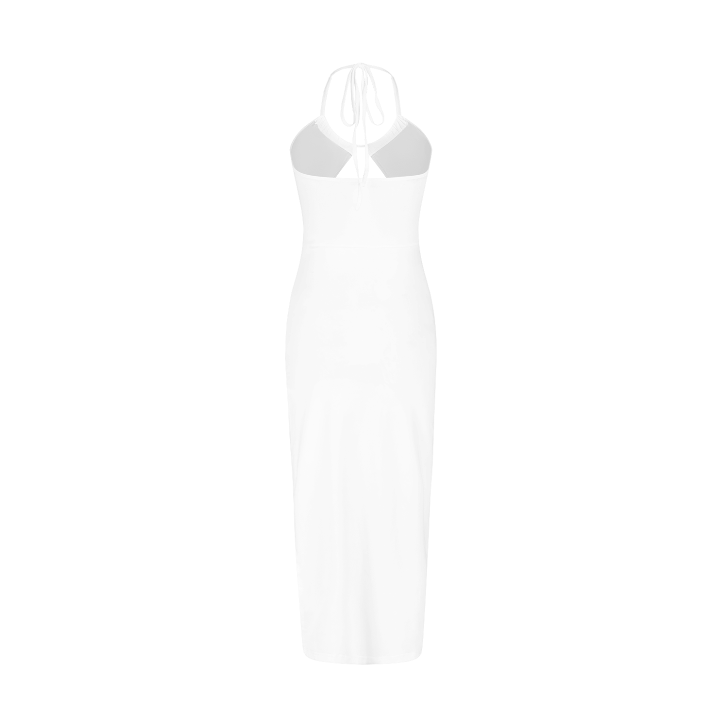 All-Over Print Women's Tied Backless Cut-out Bodycon Dress-3