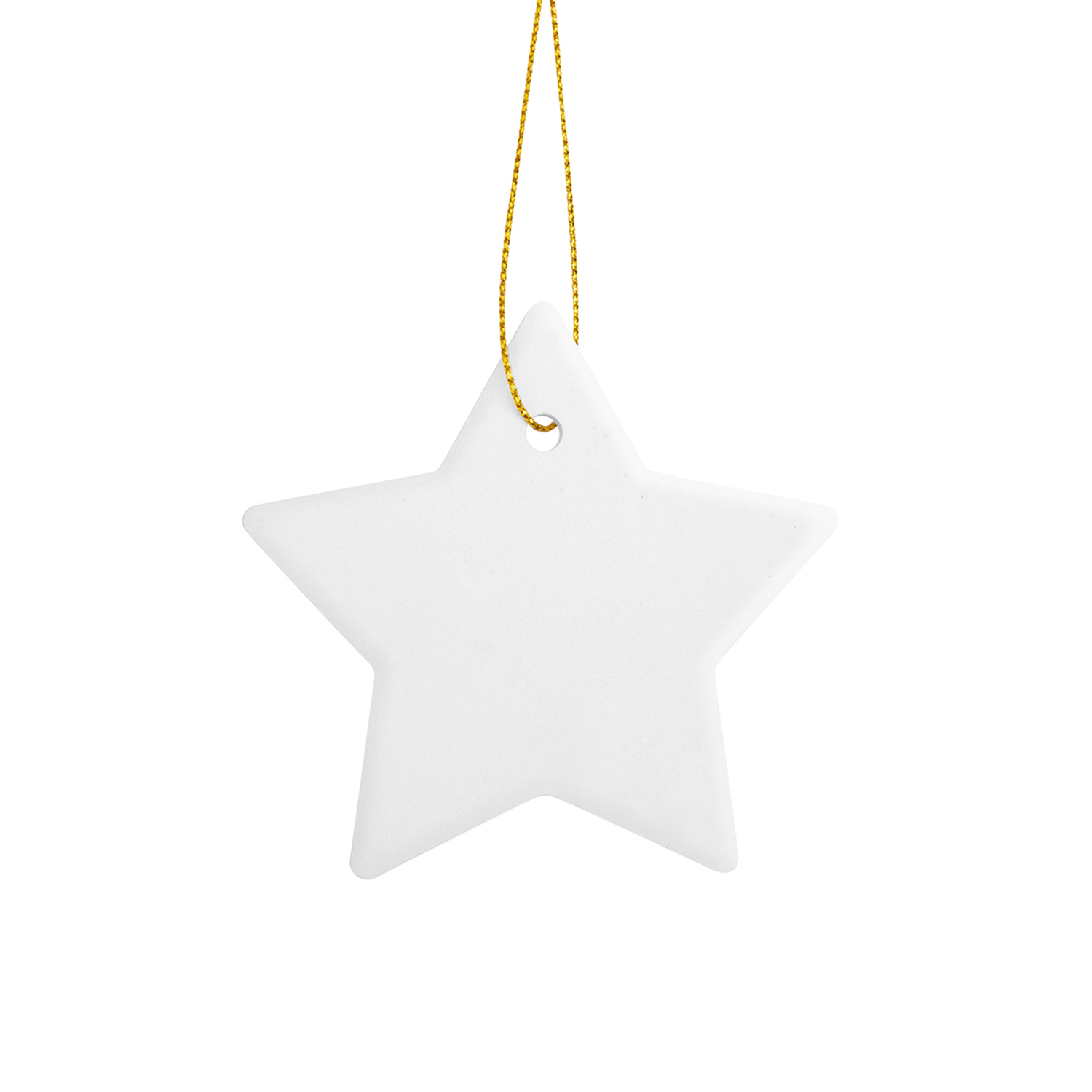 Custom Star Christmas Tree Ceramic Pendants | HugePOD-1