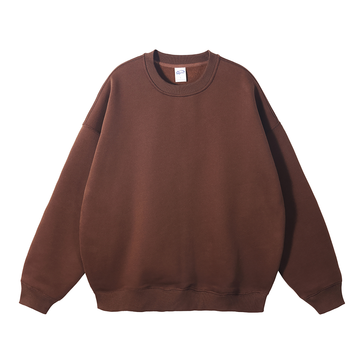 Streetwear Solid Color Fleece Pullover - Print On Demand-29