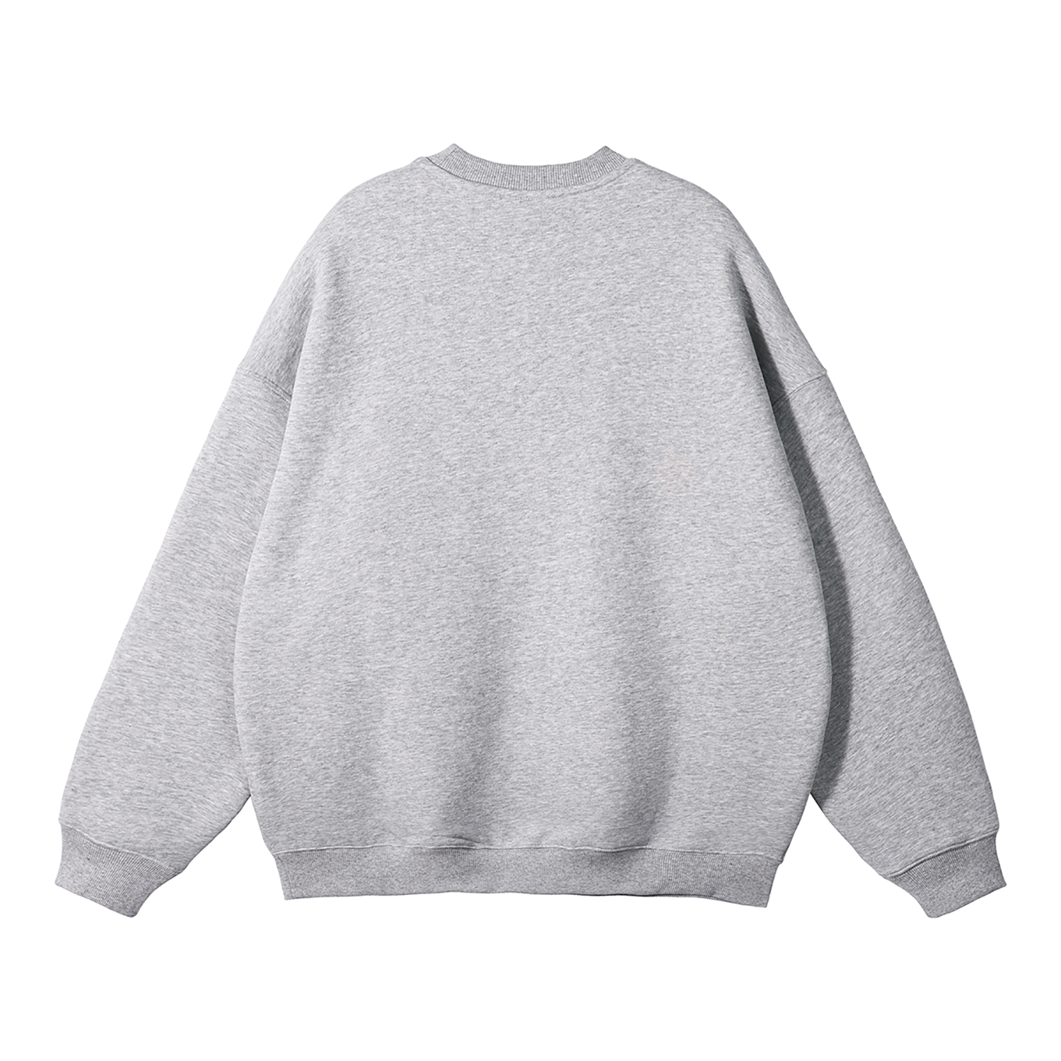Streetwear Solid Color Fleece Pullover | Print On Demand-3