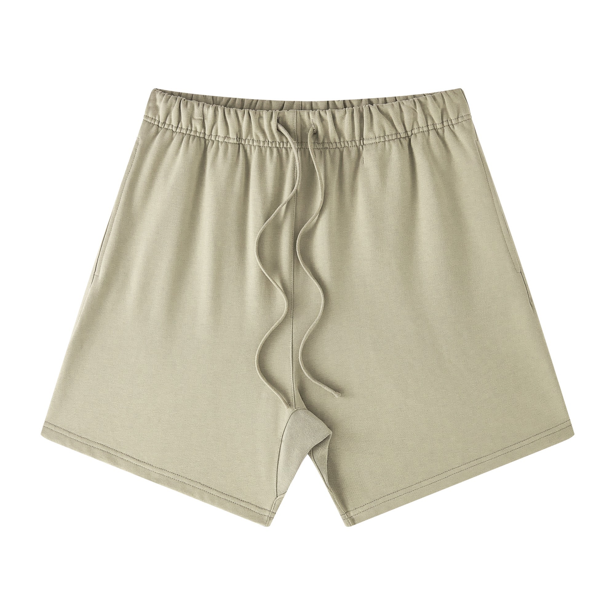 Streetwear Unisex Basic Earth Tone Loose Fit Shorts - Print On Demand | HugePOD-6