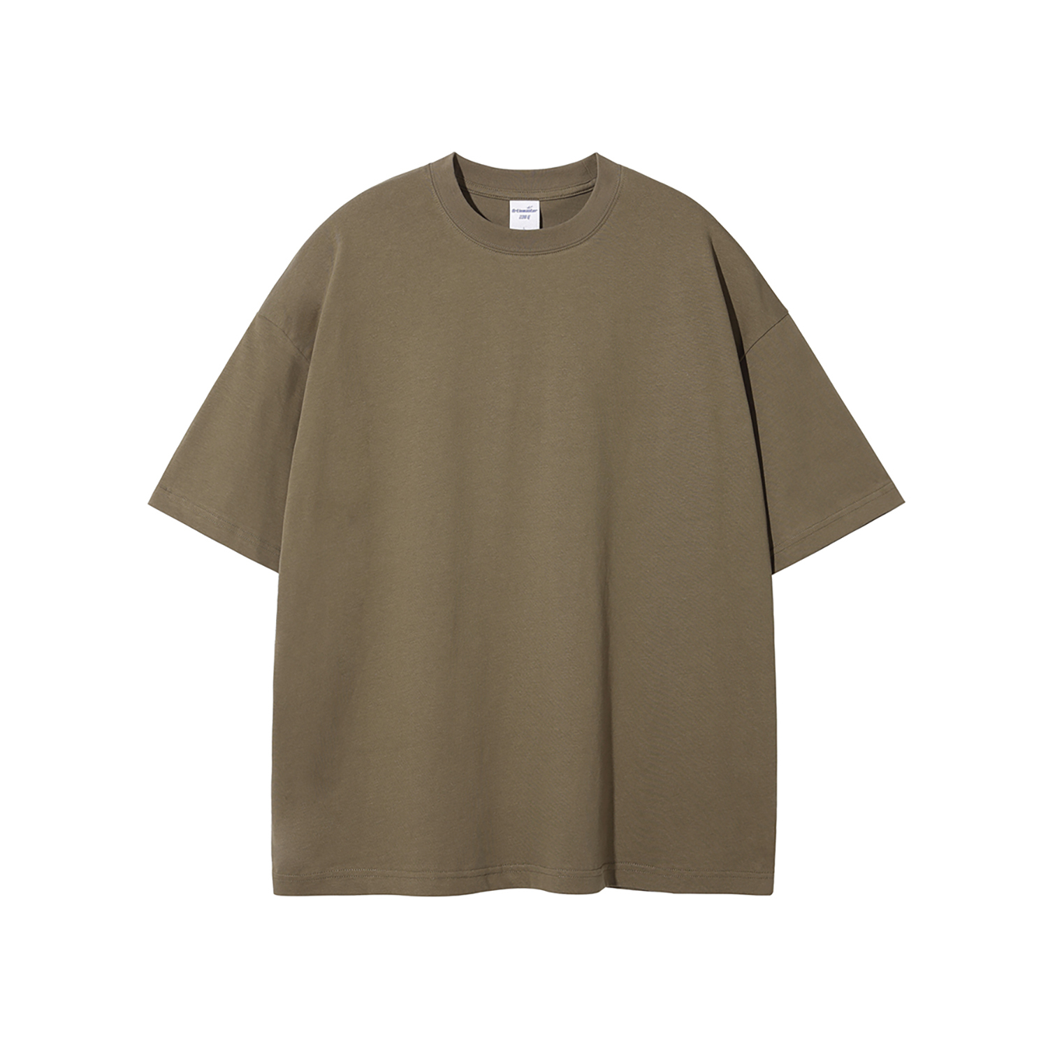 Streetwear Unisex Earth Tone Loose Fit FOG T-Shirt | HugePOD-11