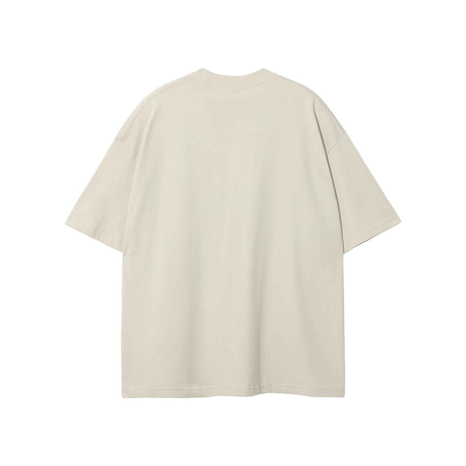 Streetwear Unisex Earth Tone Loose Fit FOG T-Shirt | HugePOD-20