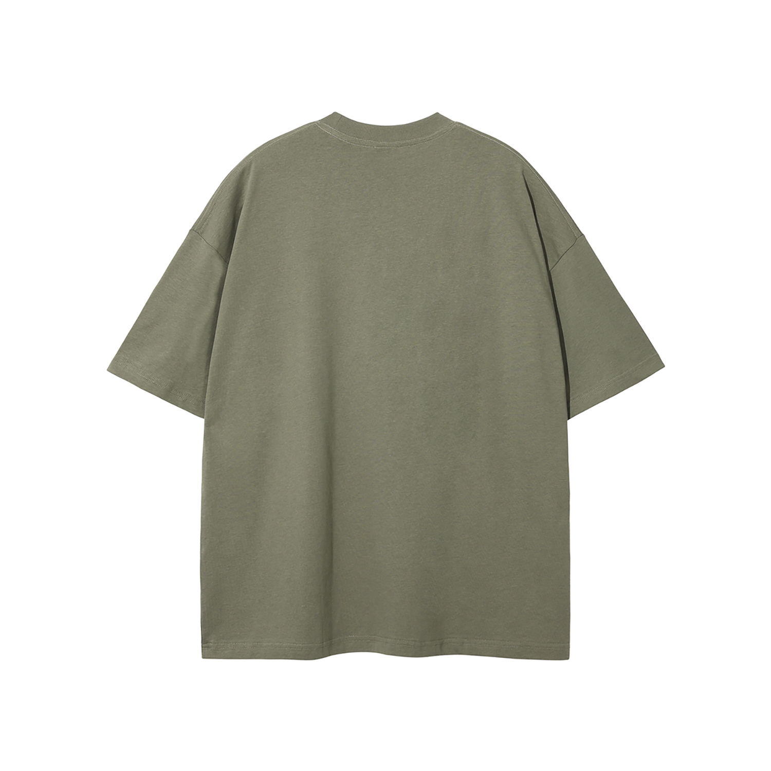 Streetwear Unisex Earth Tone Loose Fit FOG T-Shirt | HugePOD-22