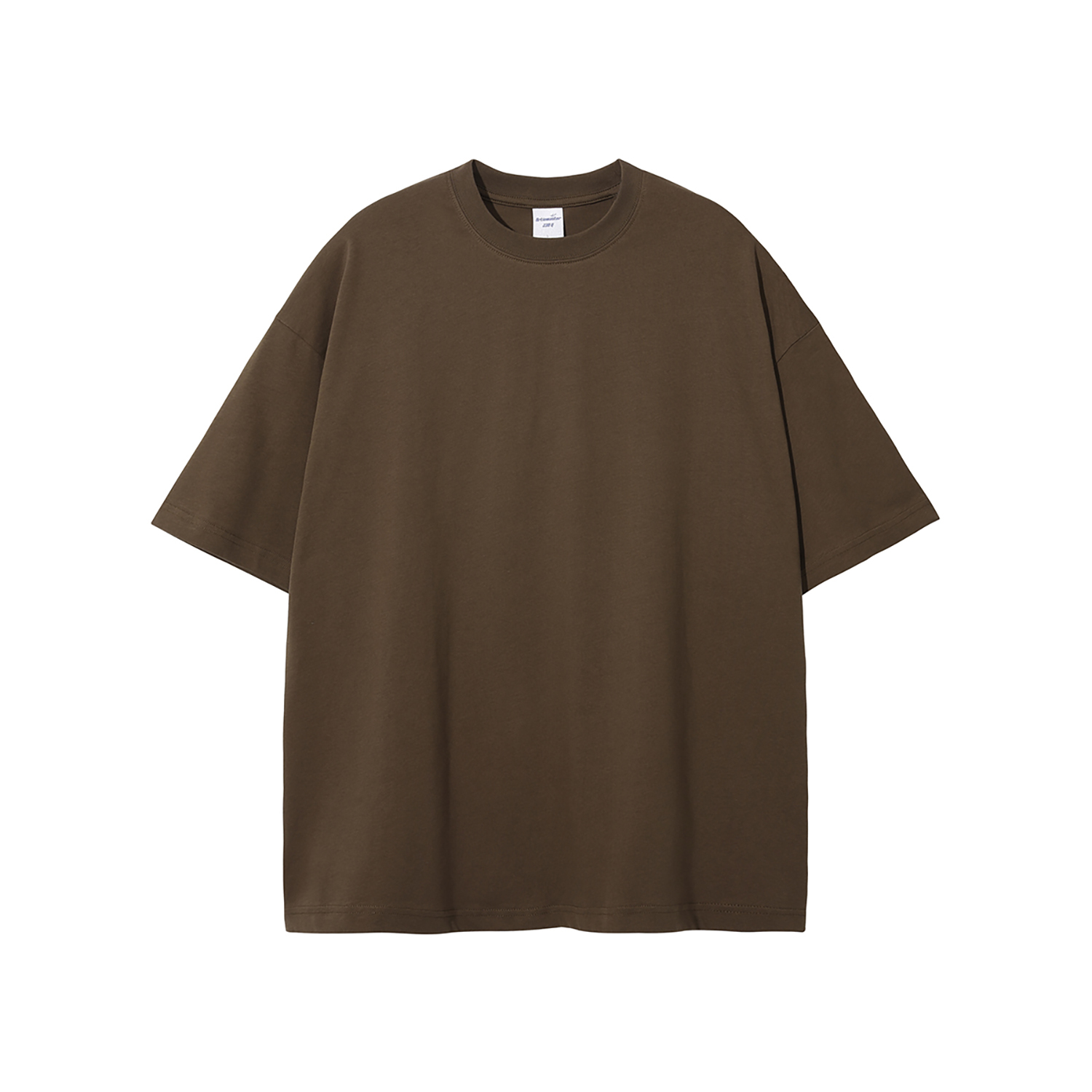 Streetwear Unisex Earth Tone Loose Fit FOG T-Shirt | HugePOD-17