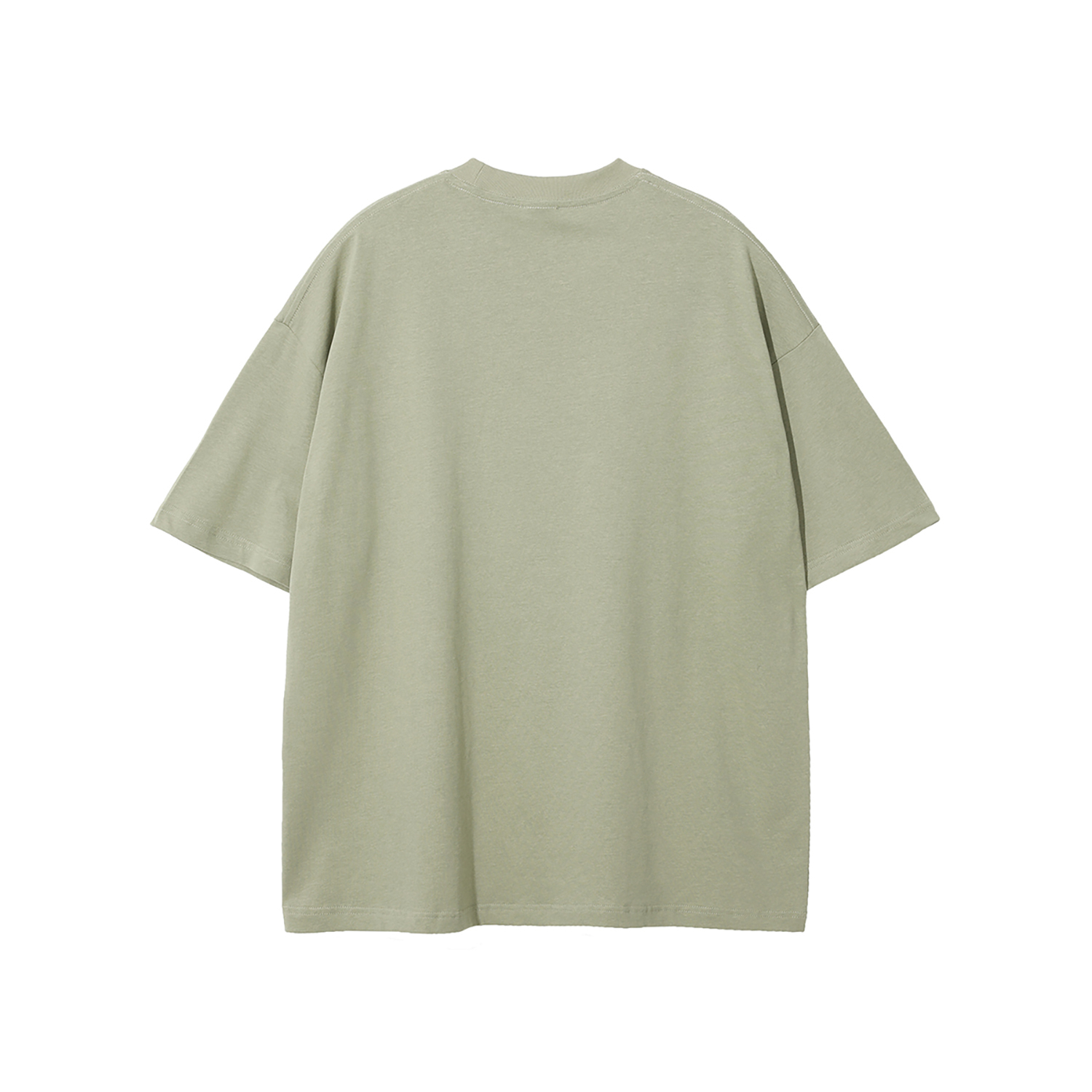 Streetwear Unisex Earth Tone Loose Fit FOG T-Shirt | HugePOD-28