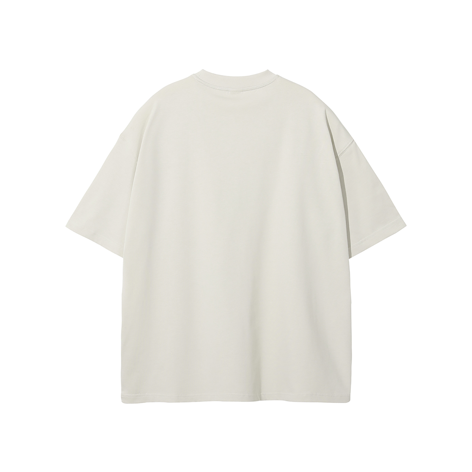 Streetwear Unisex Earth Tone Heavyweight Loose Fit FOG T-Shirt | HugePOD-4