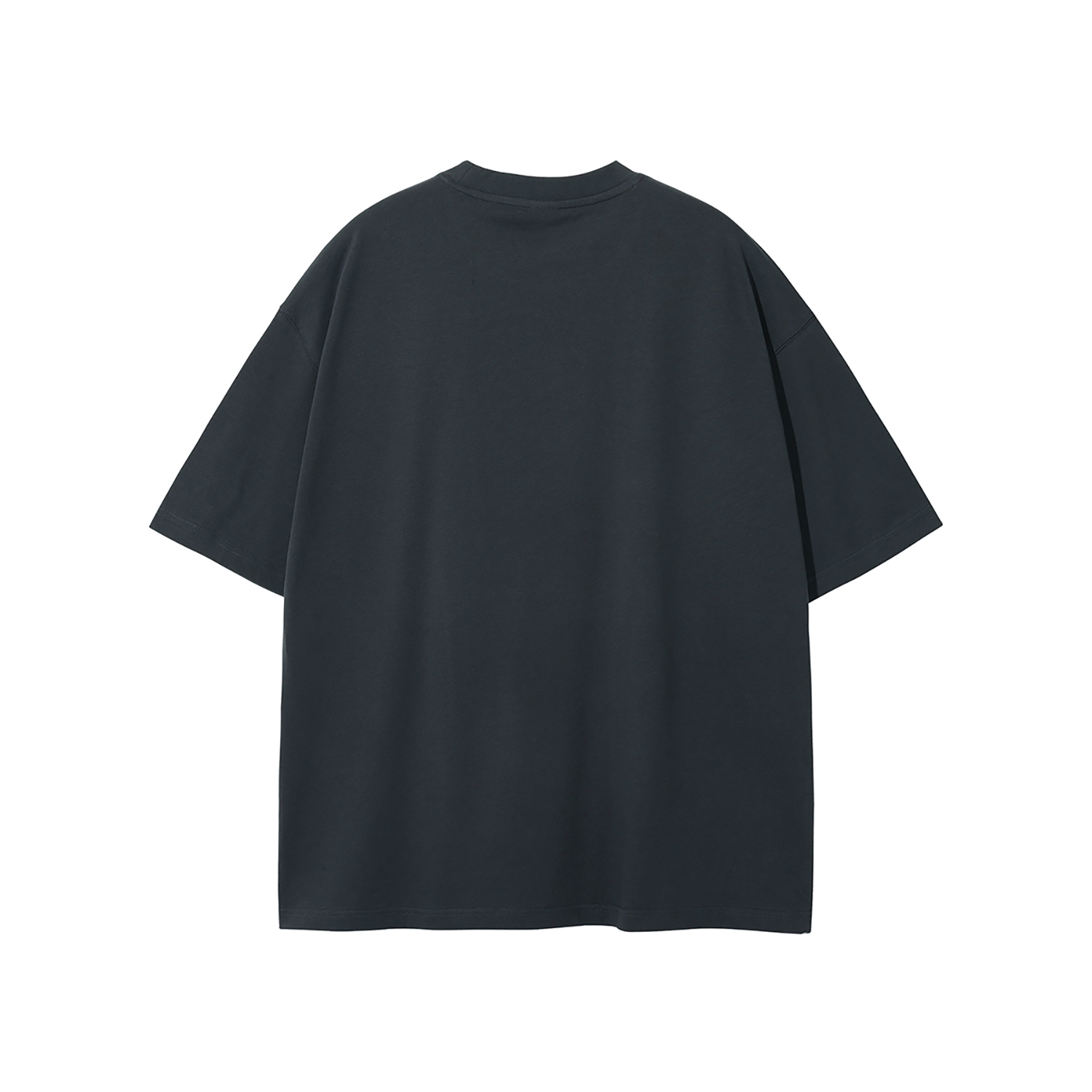 Streetwear Unisex Earth Tone Heavyweight Loose Fit FOG T-Shirt | HugePOD-12