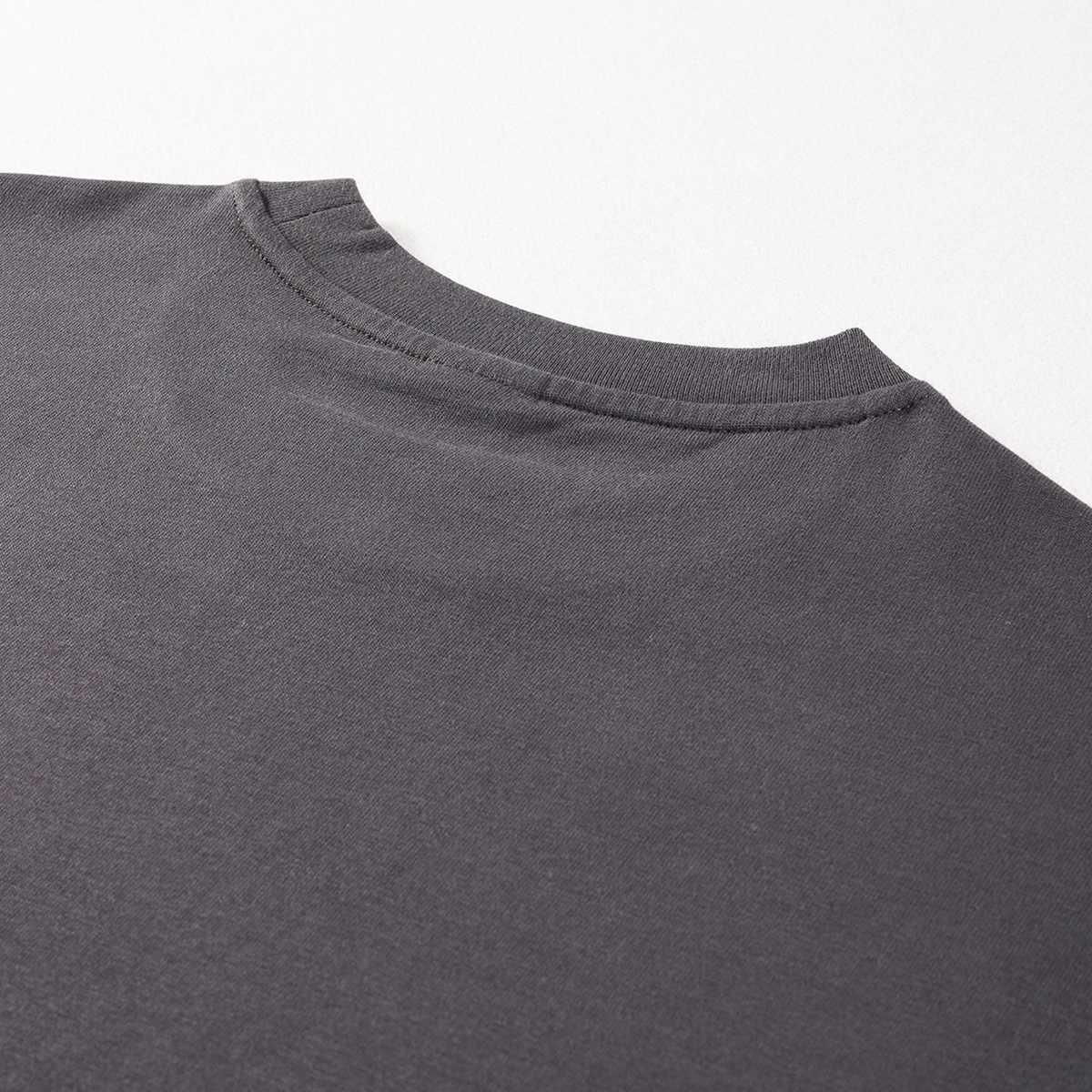 Streetwear Unisex Earth Tone Heavyweight Loose Fit FOG T-Shirt | HugePOD-16