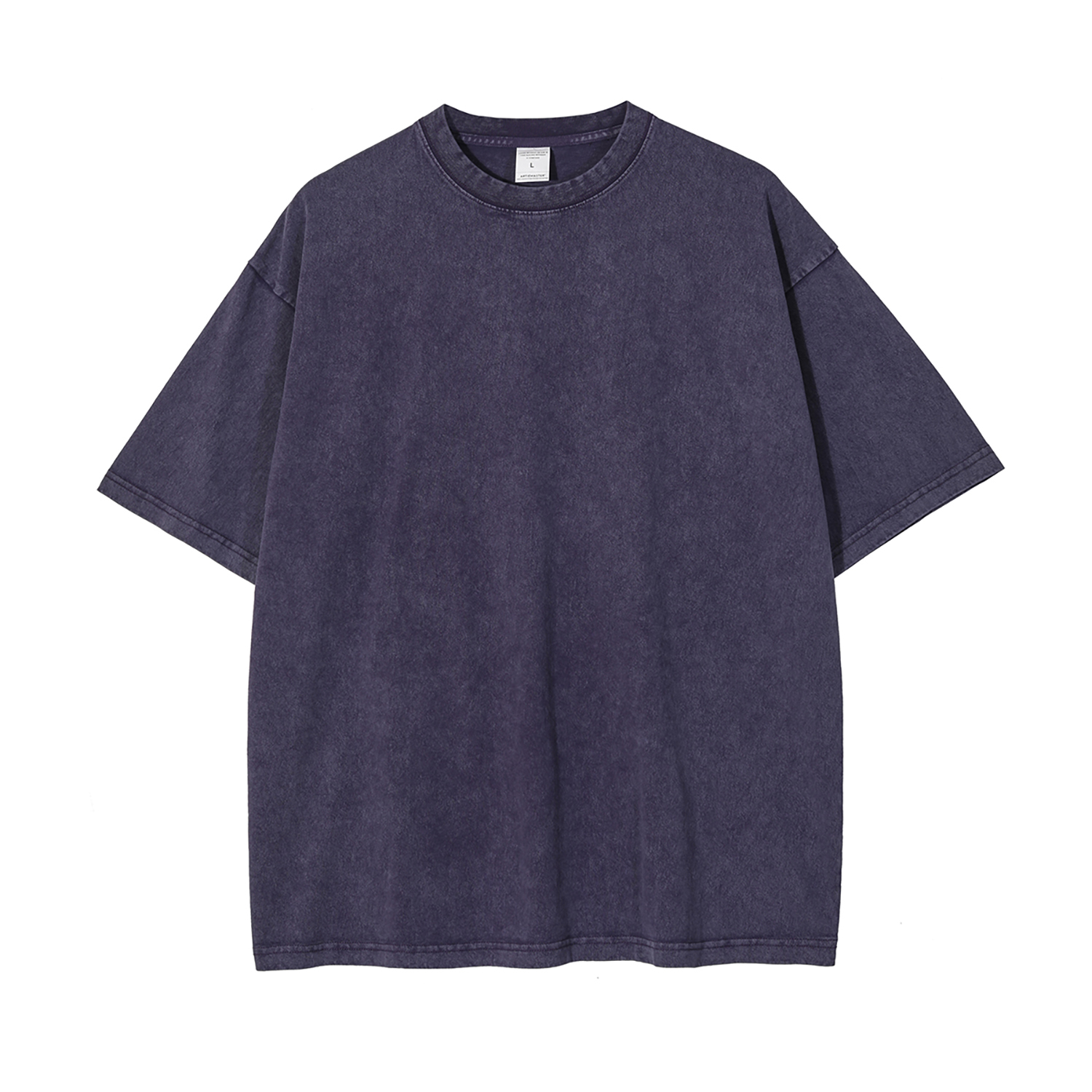 Streetwear Unisex Oversized Snow Wash T-Shirt - Print On Demand | HugePOD-34