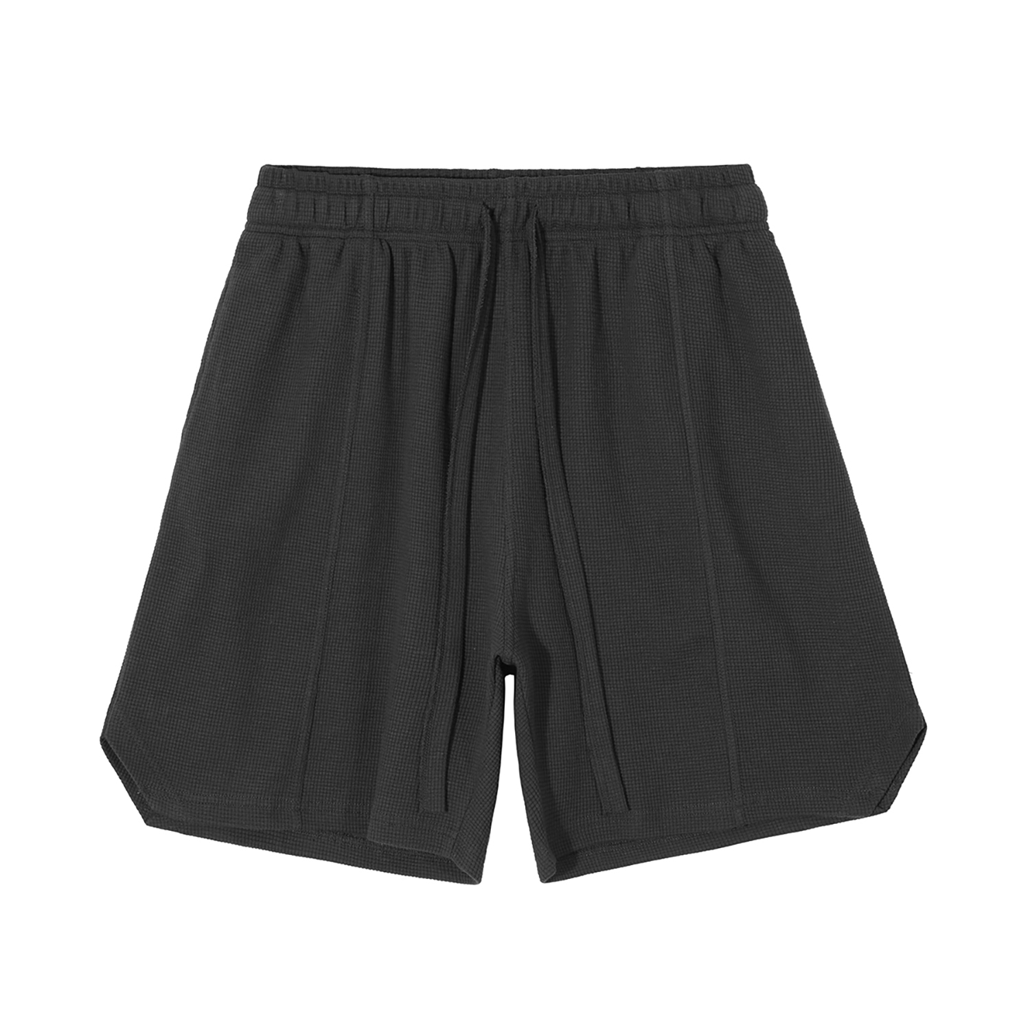 Streetwear Unisex Loose-Fit Waffle Stitch Fabric Shorts - Print On Demand | HugePOD-10