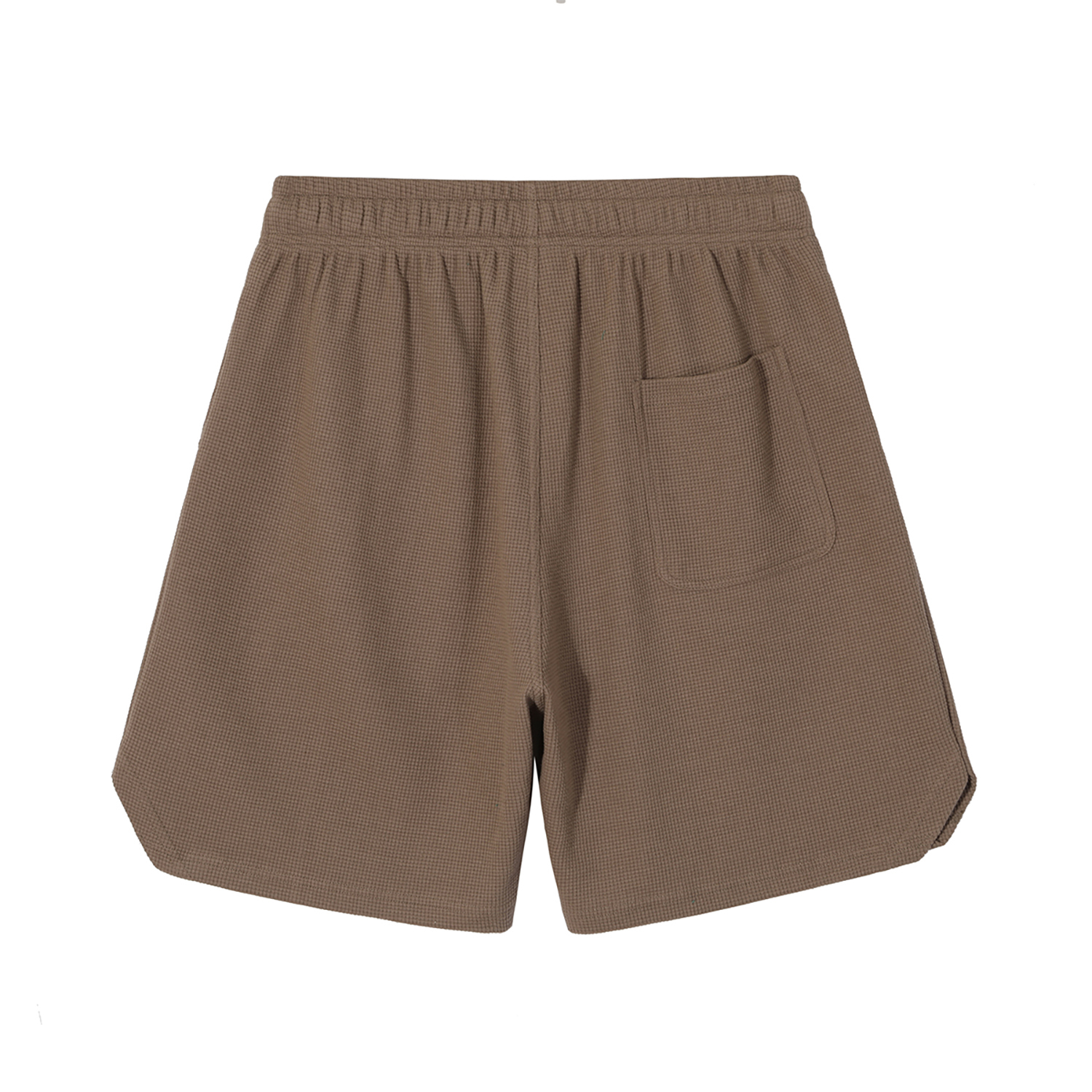 Streetwear Unisex Loose-Fit Waffle Stitch Fabric Shorts - Print On Demand | HugePOD-9