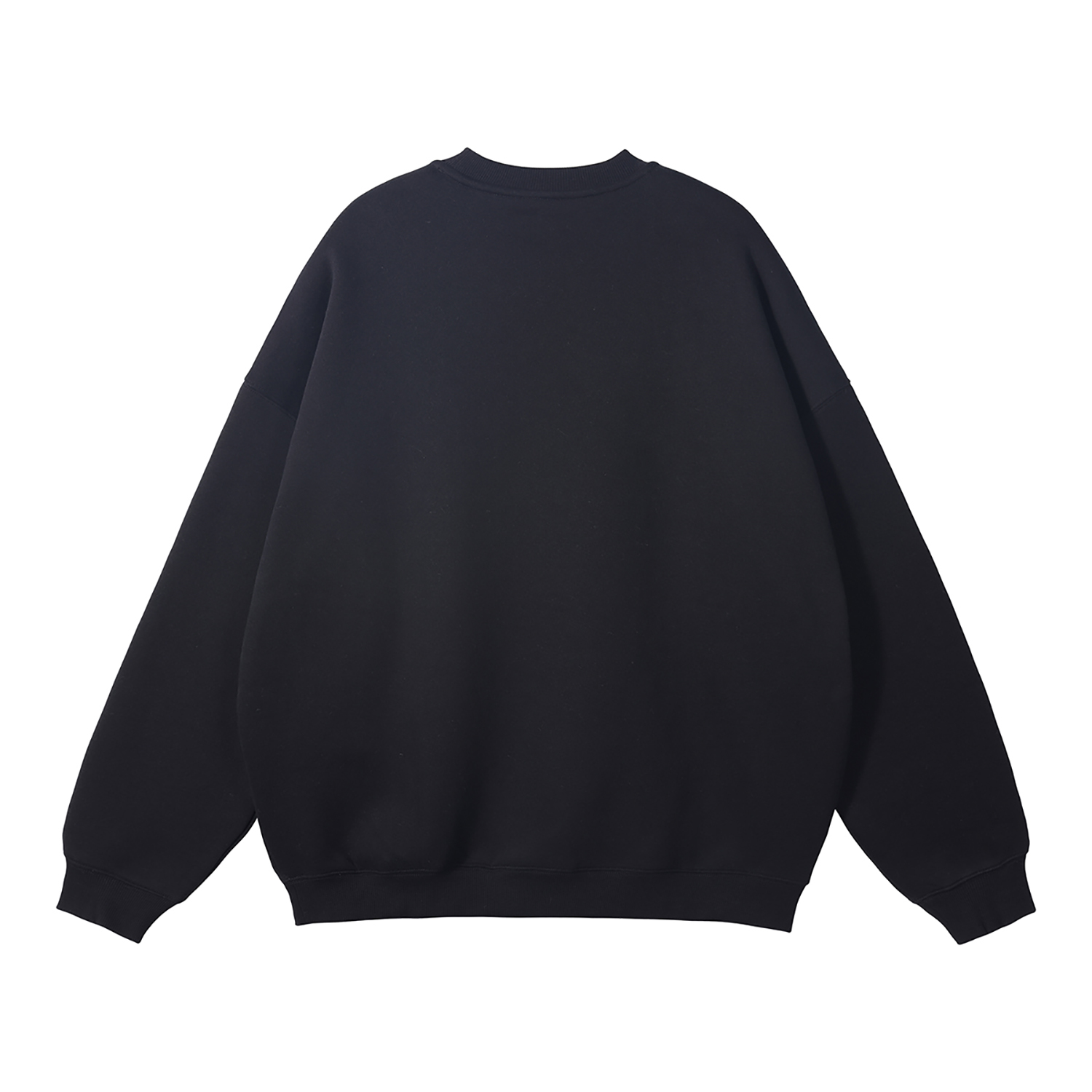 Streetwear Solid Color Fleece Pullover - Print On Demand-38