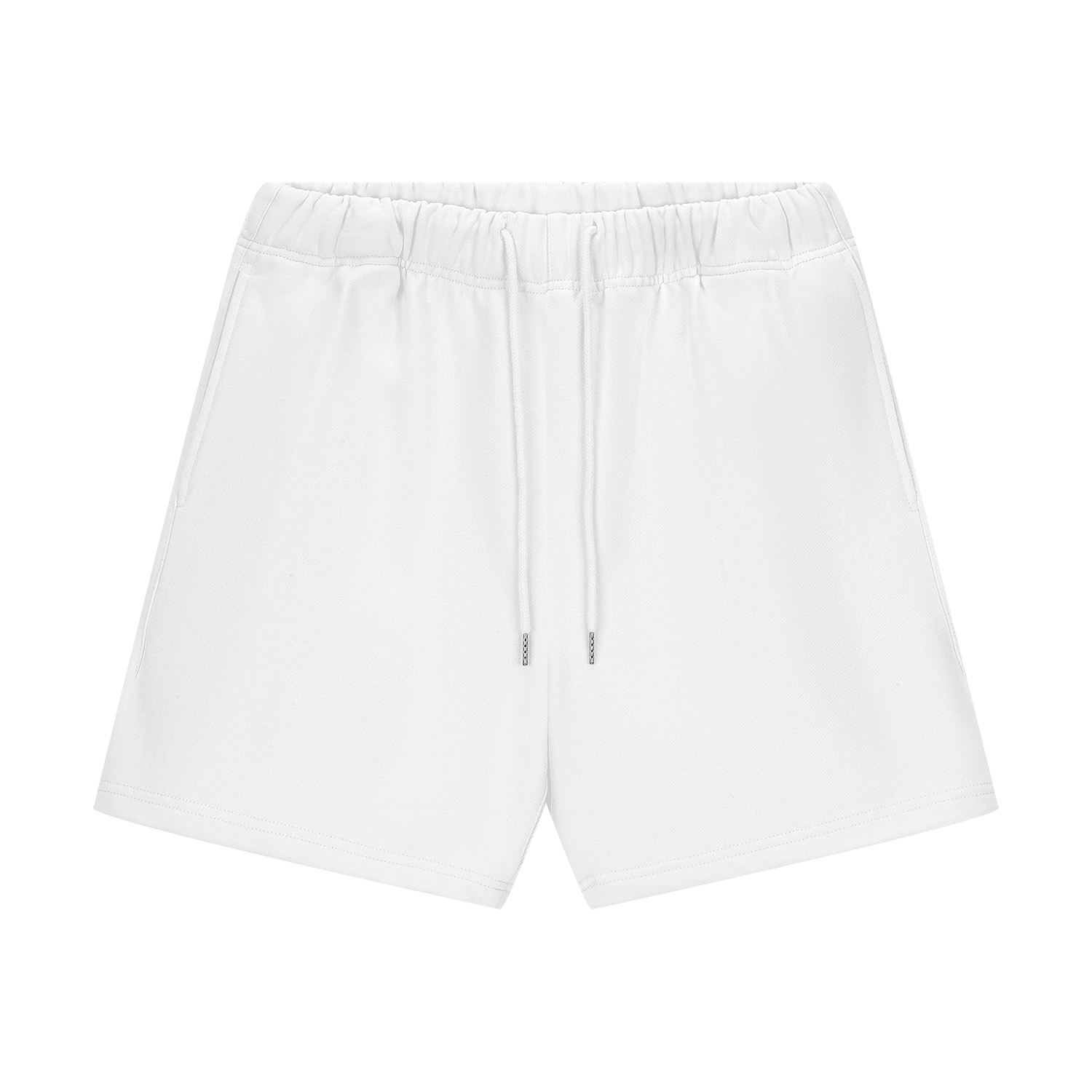 Streetwear Unisex Basic Earth Tone Loose Fit FOG 100% Cotton Shorts - Print On Demand | HugePOD-3