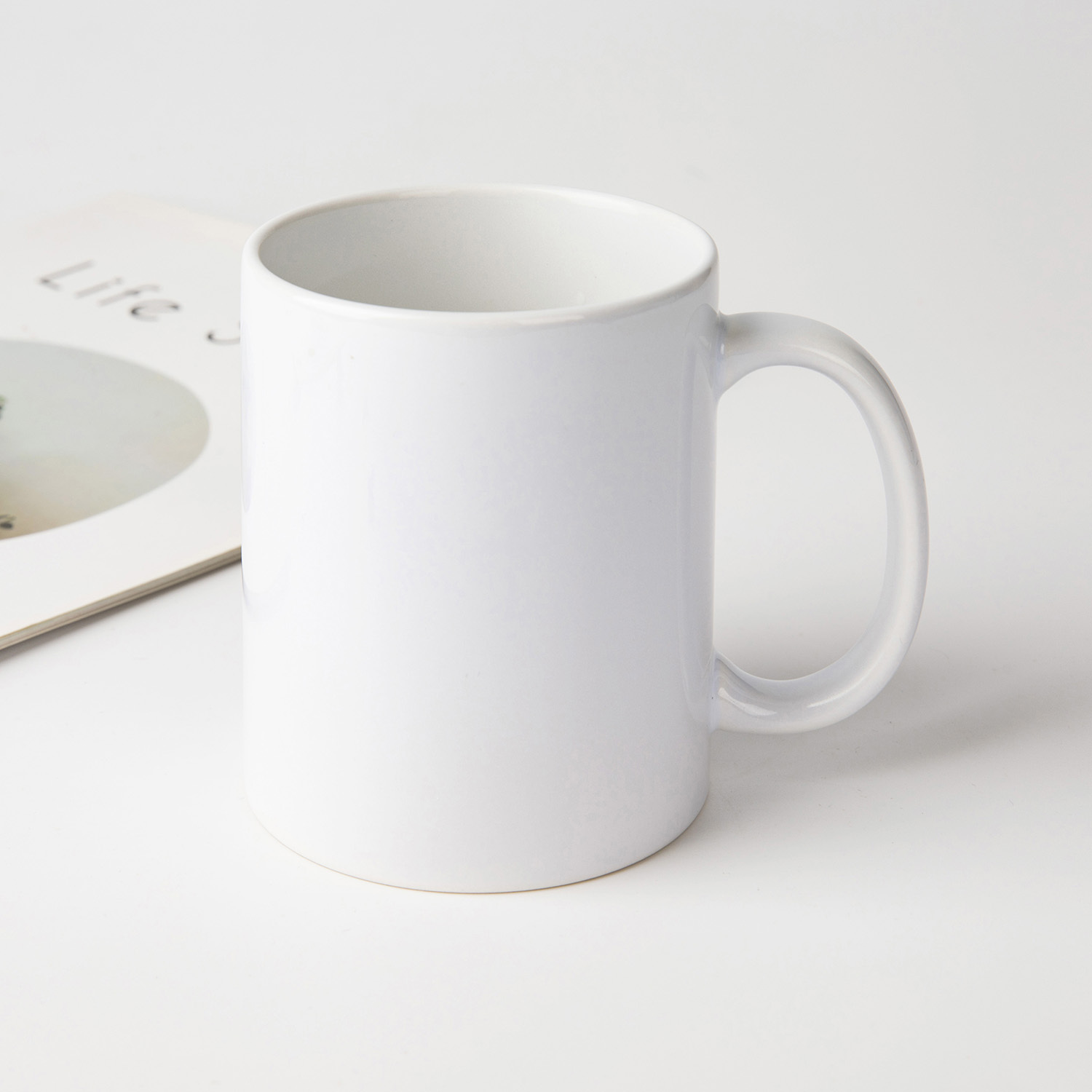 Print On Demand White Ceramic Mug - Print On Demand | HugePOD-2