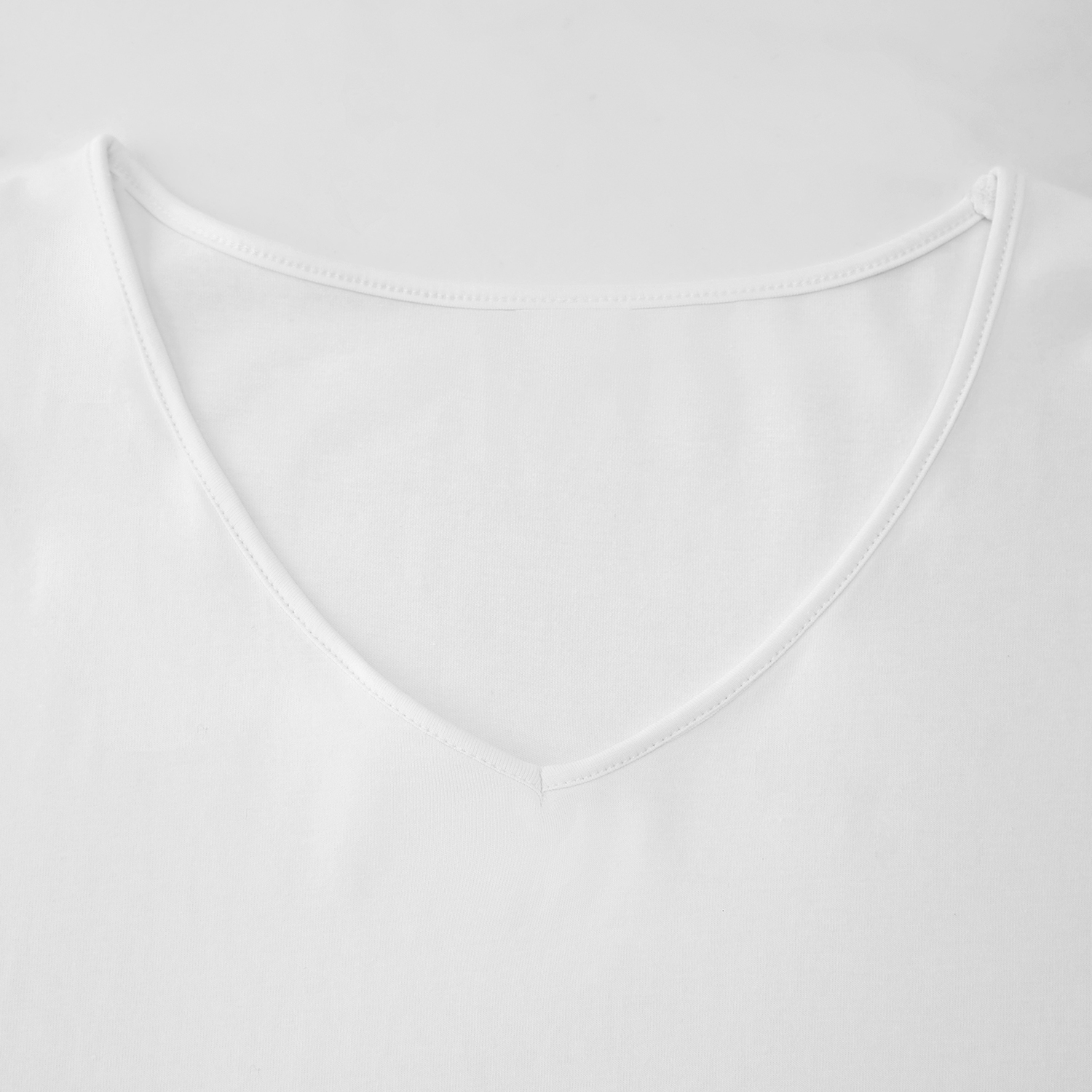 Summer Women's Cotton V-Neck Tee Dress - Print On Demand | HugePOD-5
