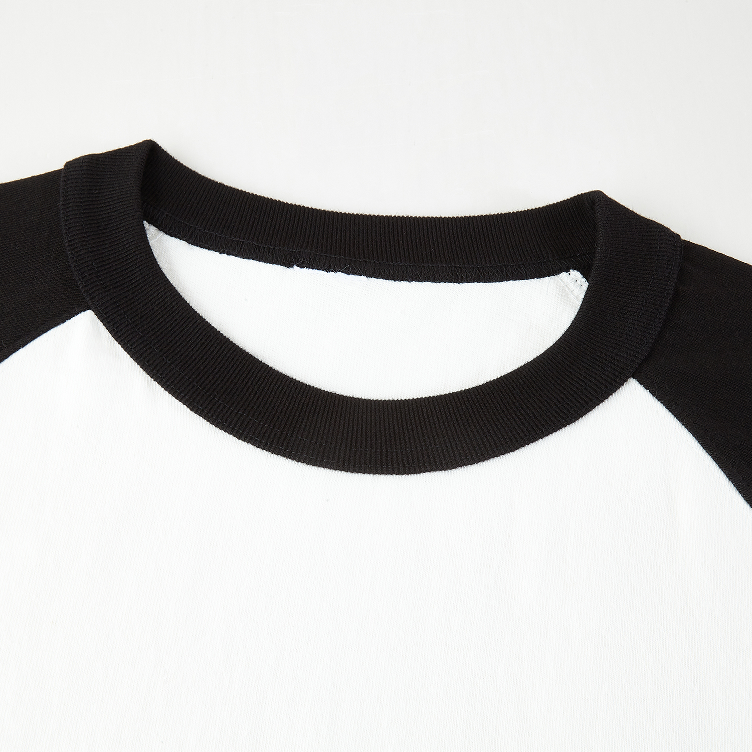 Streetwear Unisex Colorblock Raglan Long Sleeve Tee - Print On Demand | HugePOD-3