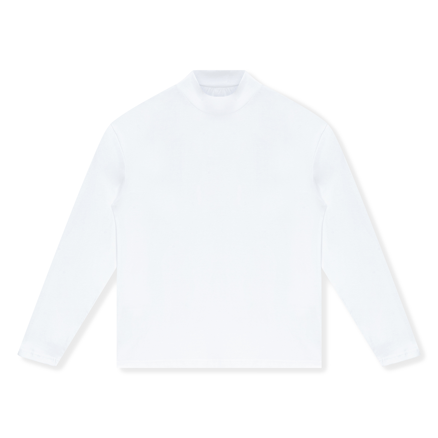 Men's Half Collar Long Sleeve T-Shirt | HugePOD-1